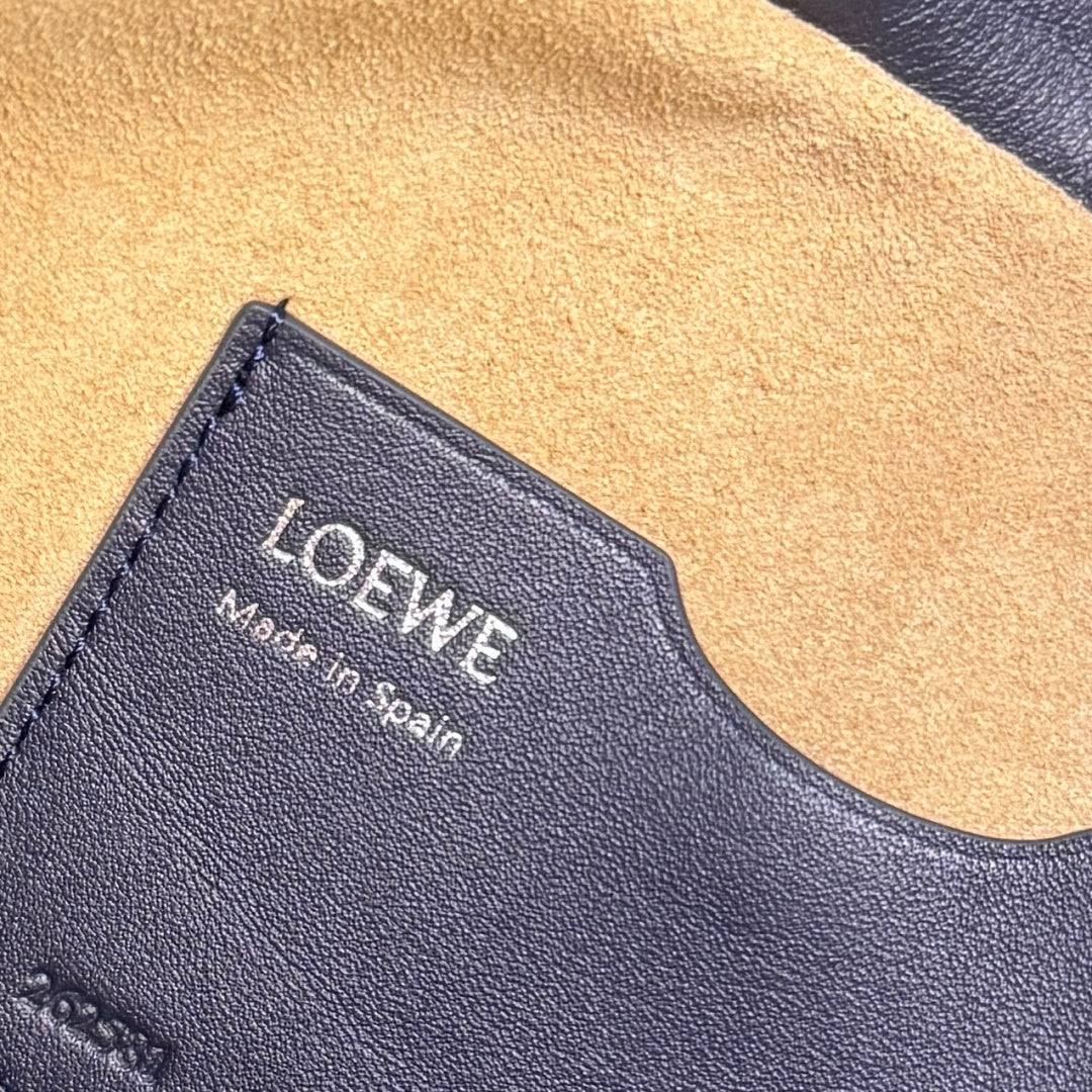 Loewe Ola Medium Bag Navy Blue Calfskin 274666