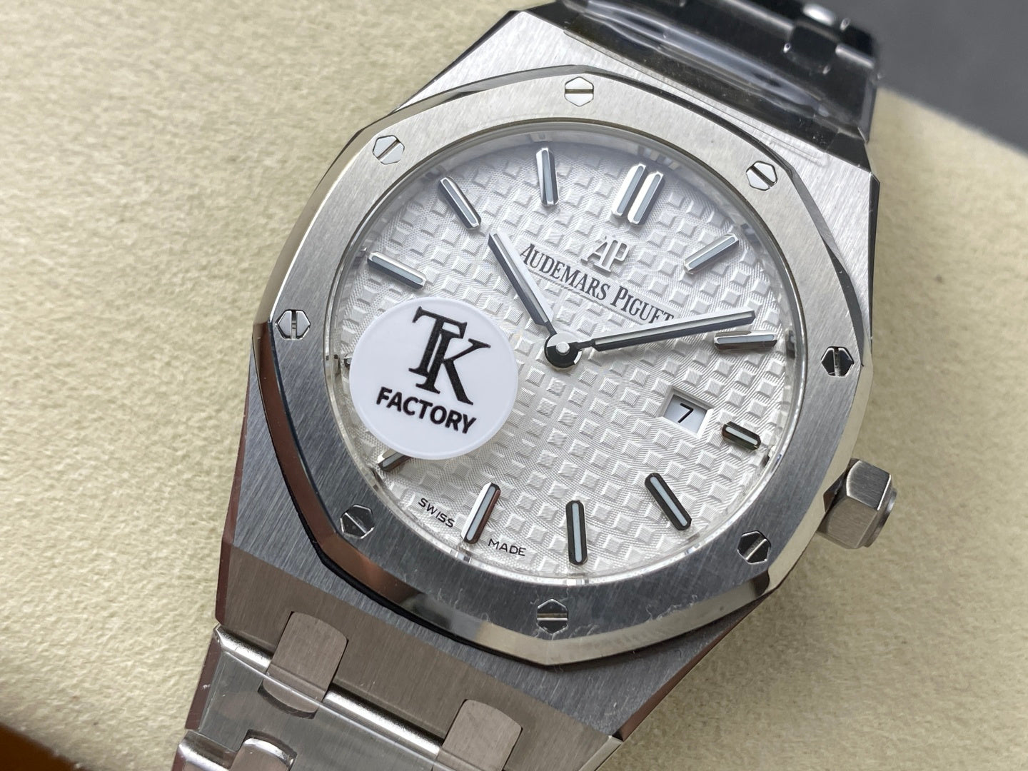 Audemars Piguet Royal Oak White Steel 33mm Watch