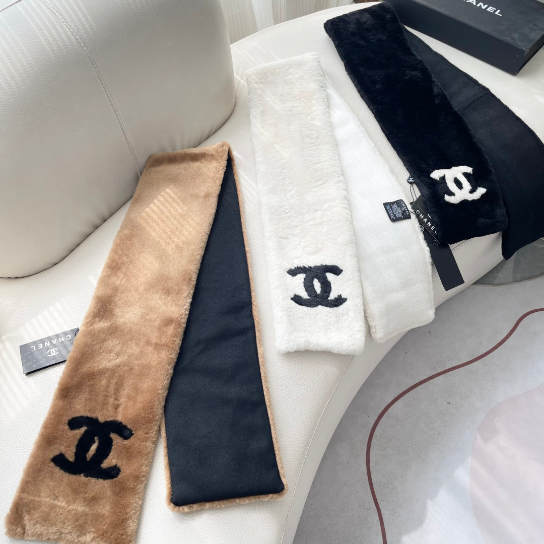 CC 25 Scarf 170cm Black Fleece 968489