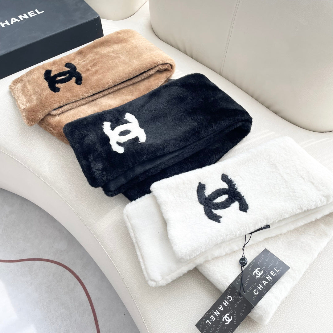 CC 25 Scarf 170cm Black Fleece 968489