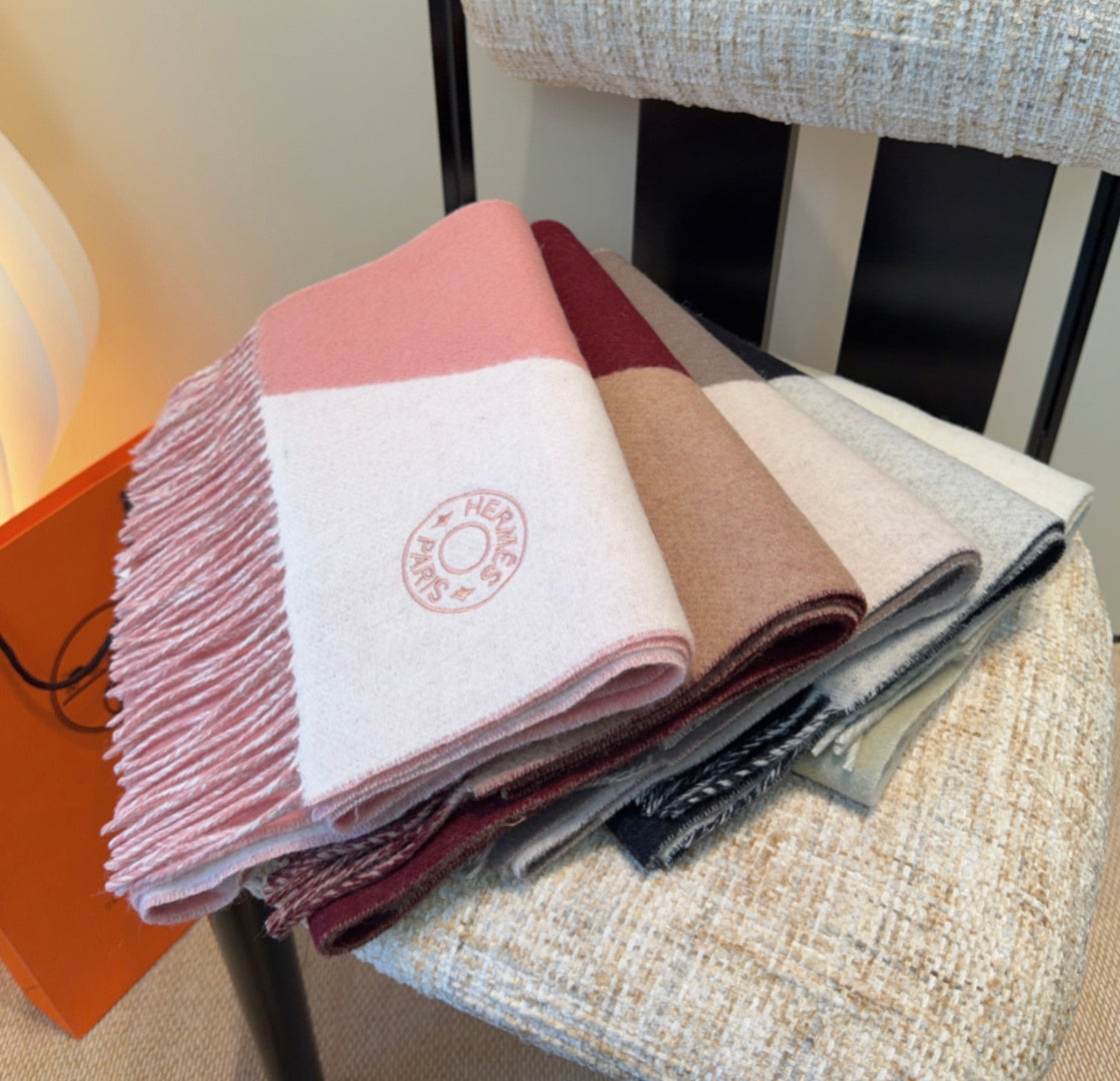 HM Scarf 190 CM Dark Gray Wool 969498