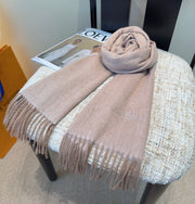 LV Scarf 180cm Beige Cashmere 973410