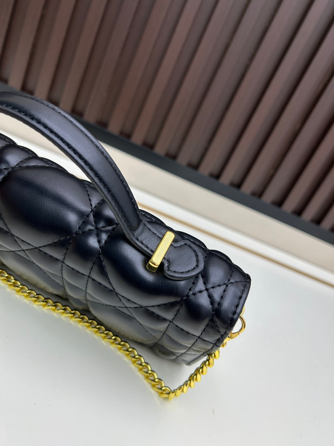 Dior 2026 Miss Caro Top Handle Pouch 24cm Lambskin