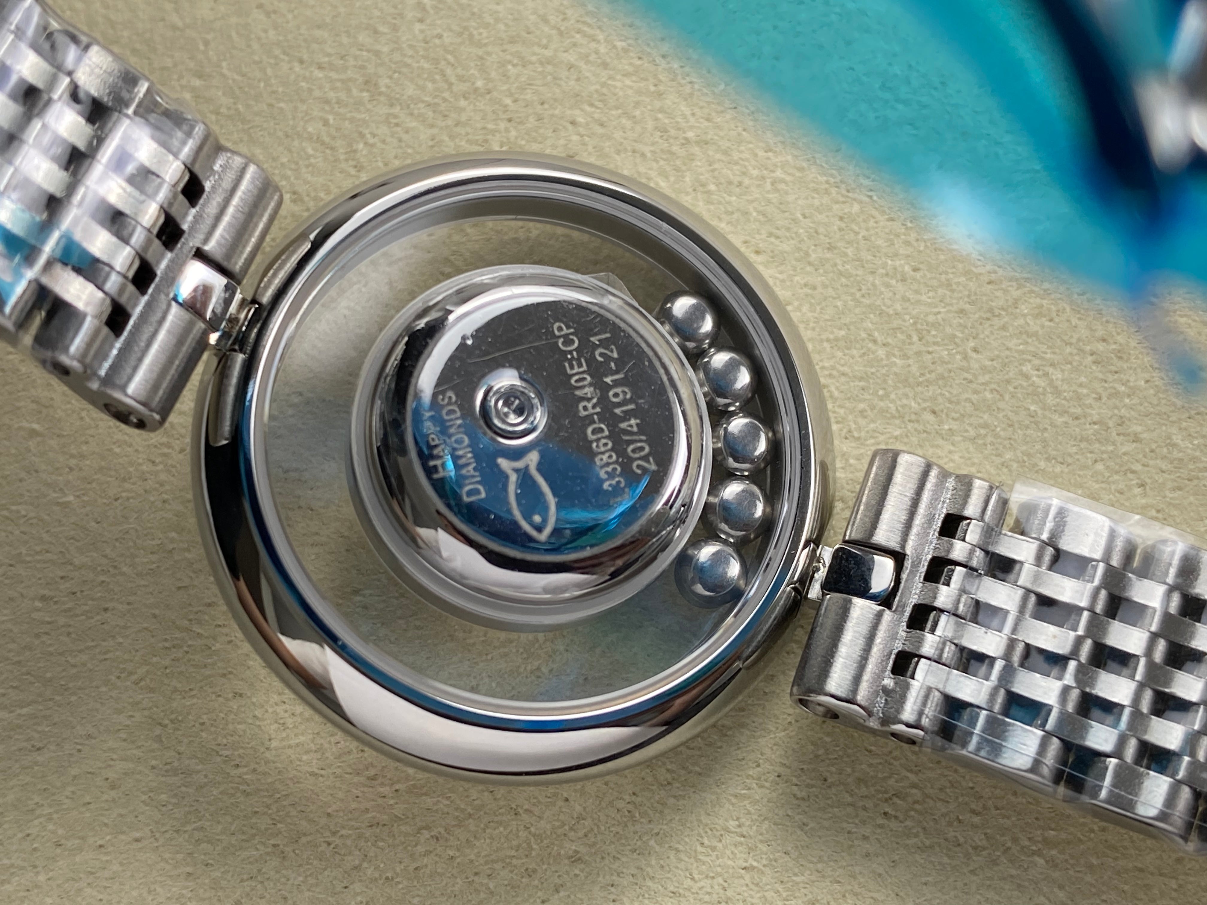 Chopard Happy 28mm Mop Dial Diamond Bezel Steel