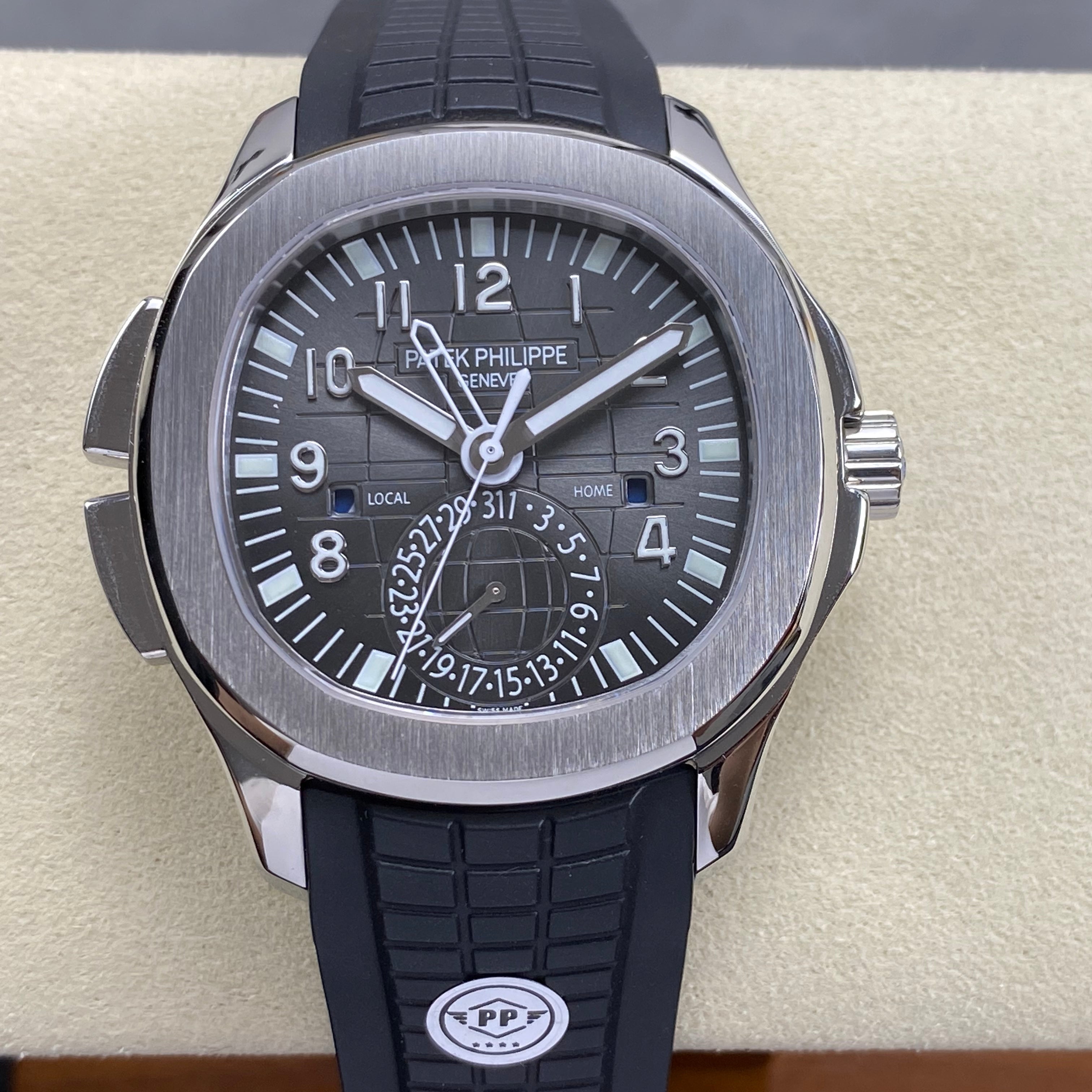 Patek Philippe Aquanaut Travel Time 40mm Black Dial Steel Case