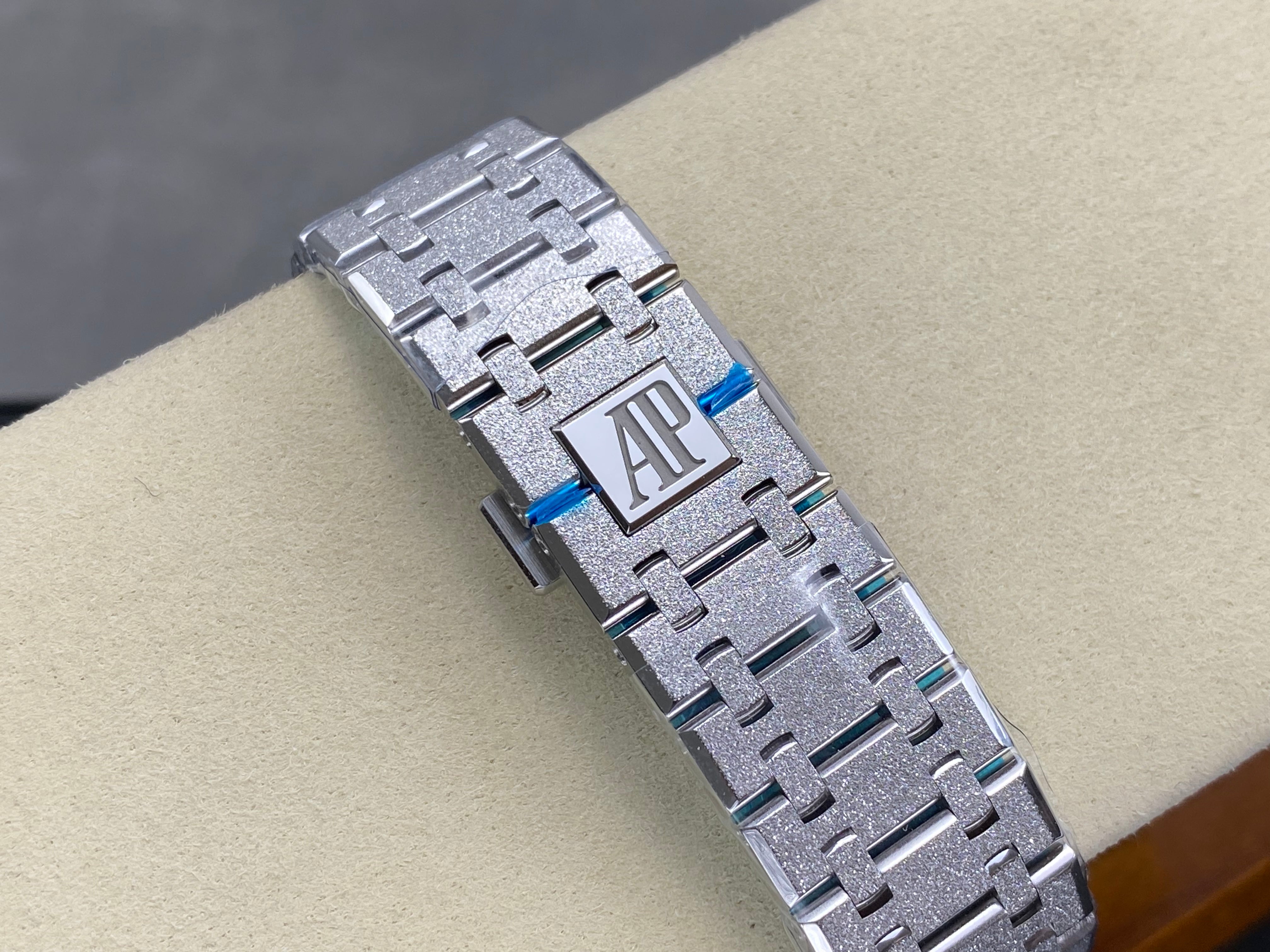 Audemars Piguet Royal Oak Chronograph 41mm Frosted Steel Case Grey Dial