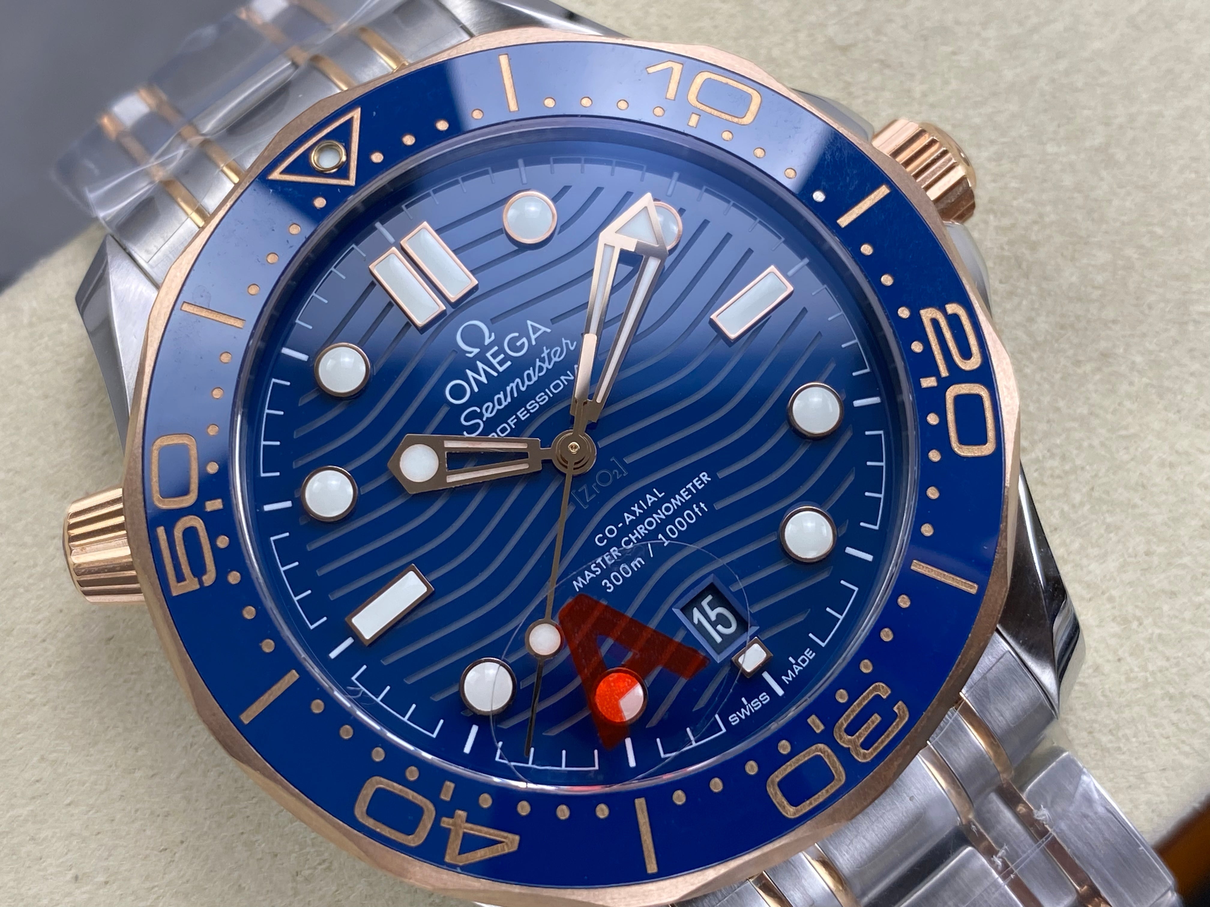 Omega Seamaster Diver 300M Master Chronometer 42mm Blue Dial Stainless Steel