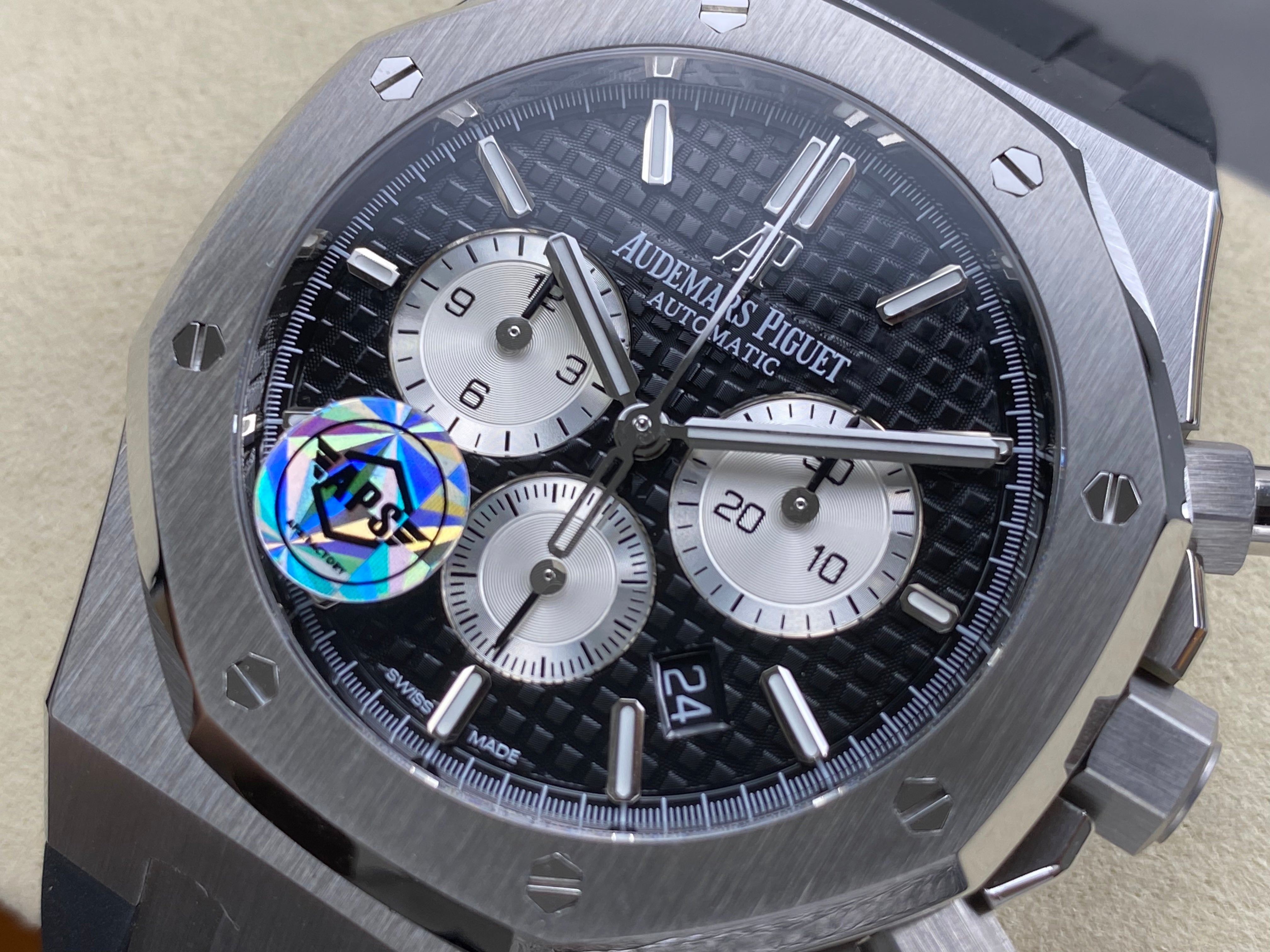 Audemars Piguet Royal Oak Chronograph 41mm Black White Dial