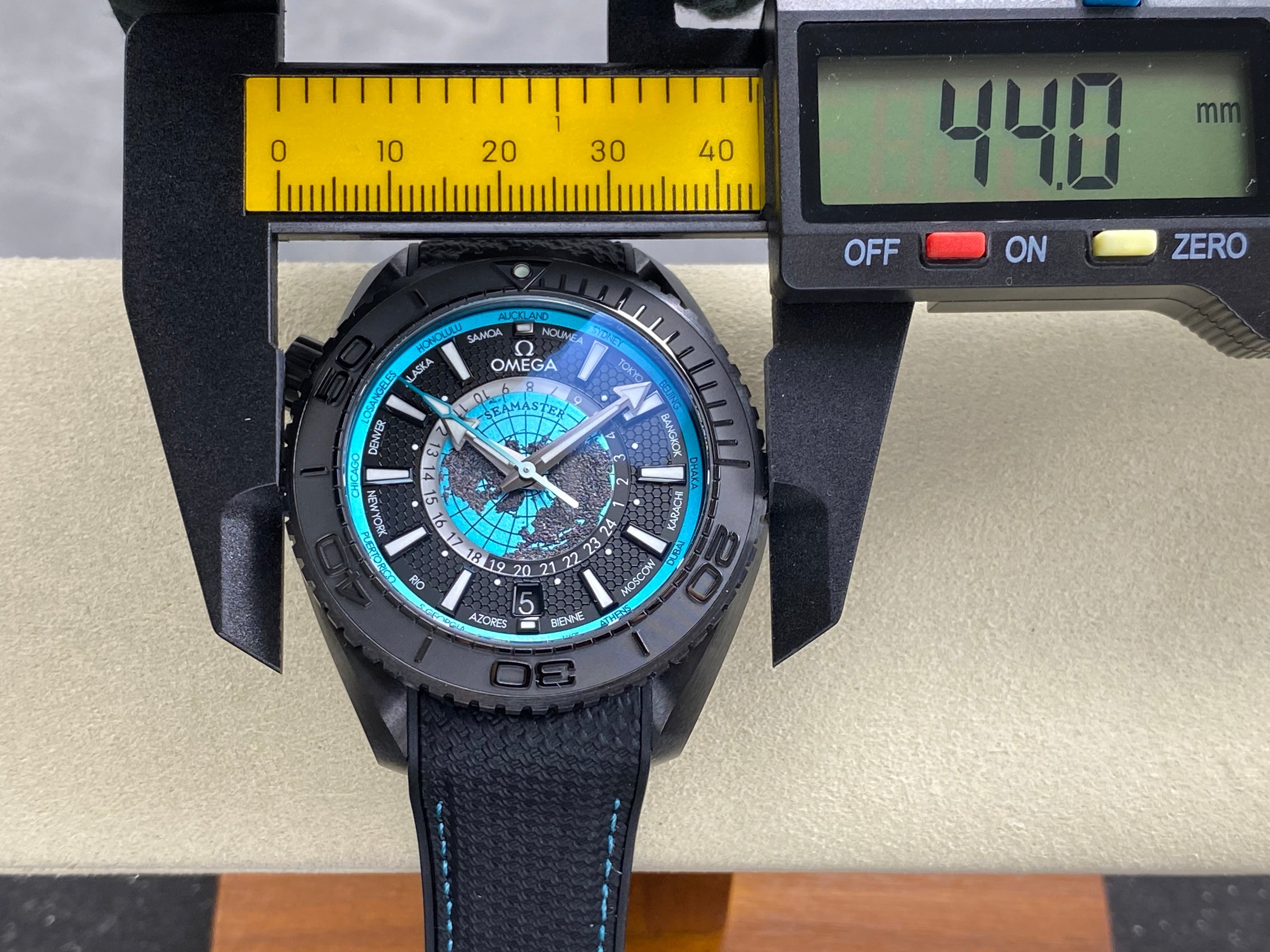 Omega Seamaster Planet Ocean Worldtimer 44mm Watch