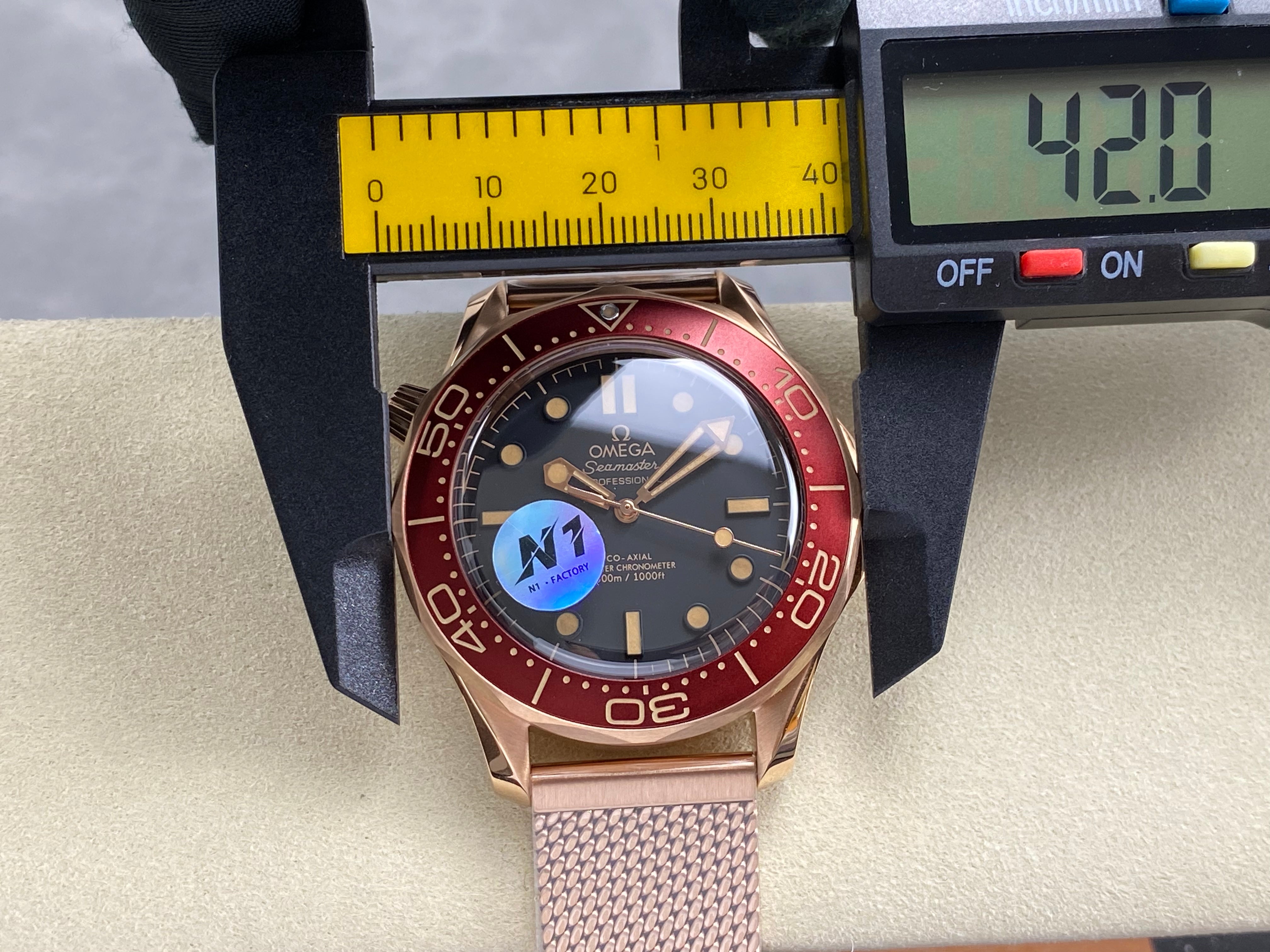 Omega Seamaster Diver 300M Rose Gold 42mm Watch