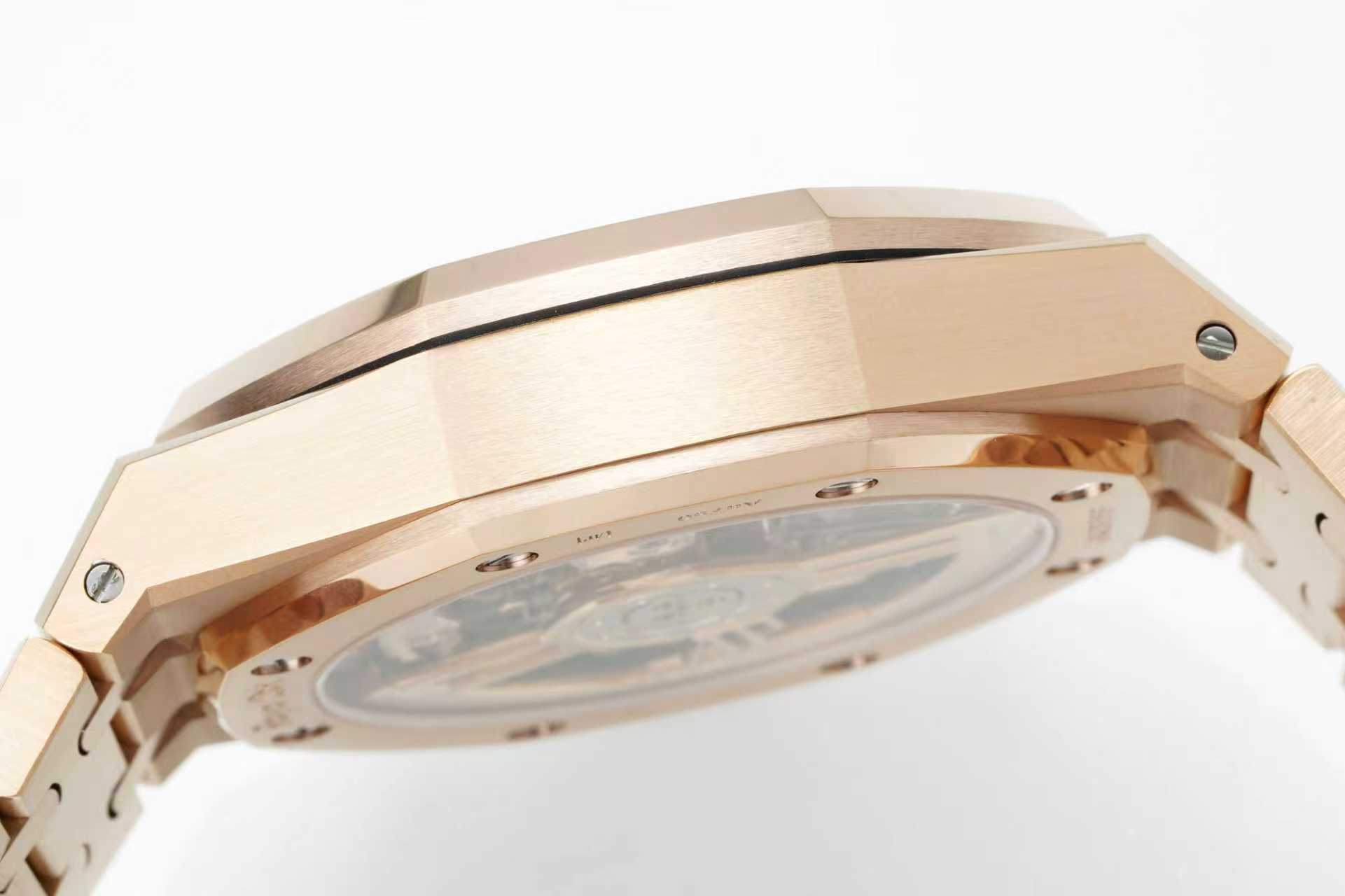 Audemars Piguet Royal Oak Chronograph 41mm Rose Gold White Dial