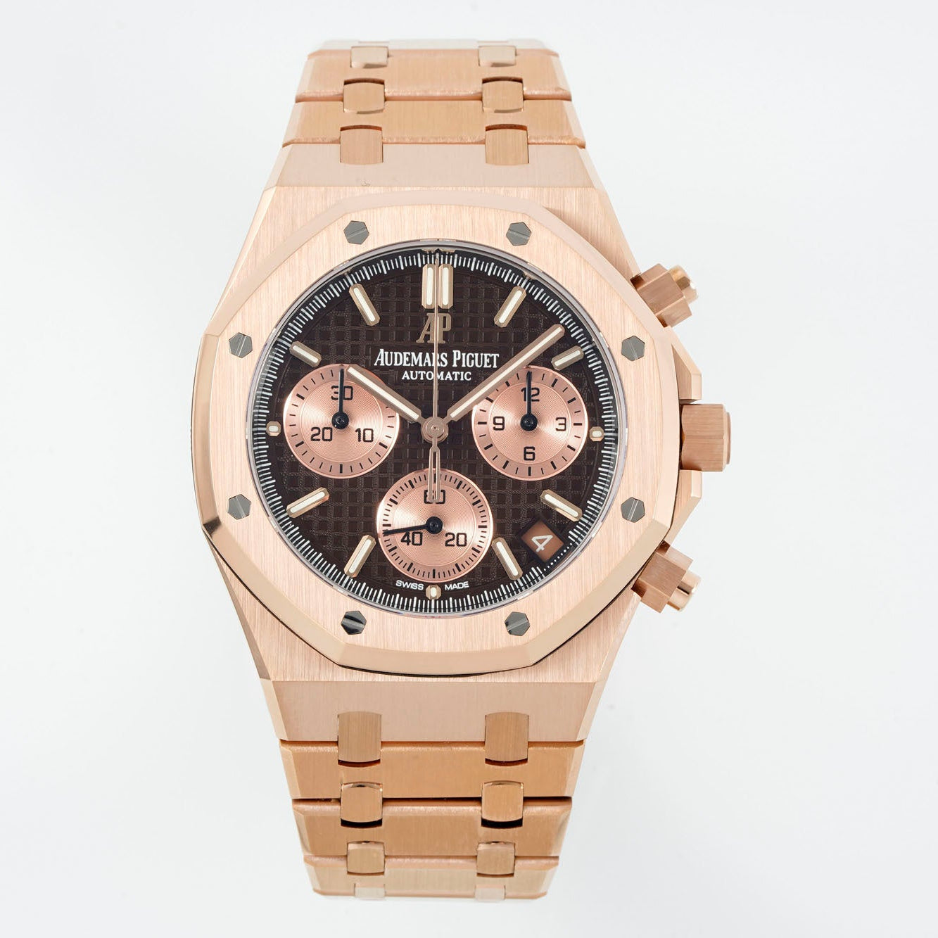 Audemars Piguet Royal Oak Chronograph 41mm Rose Gold Brown Dial