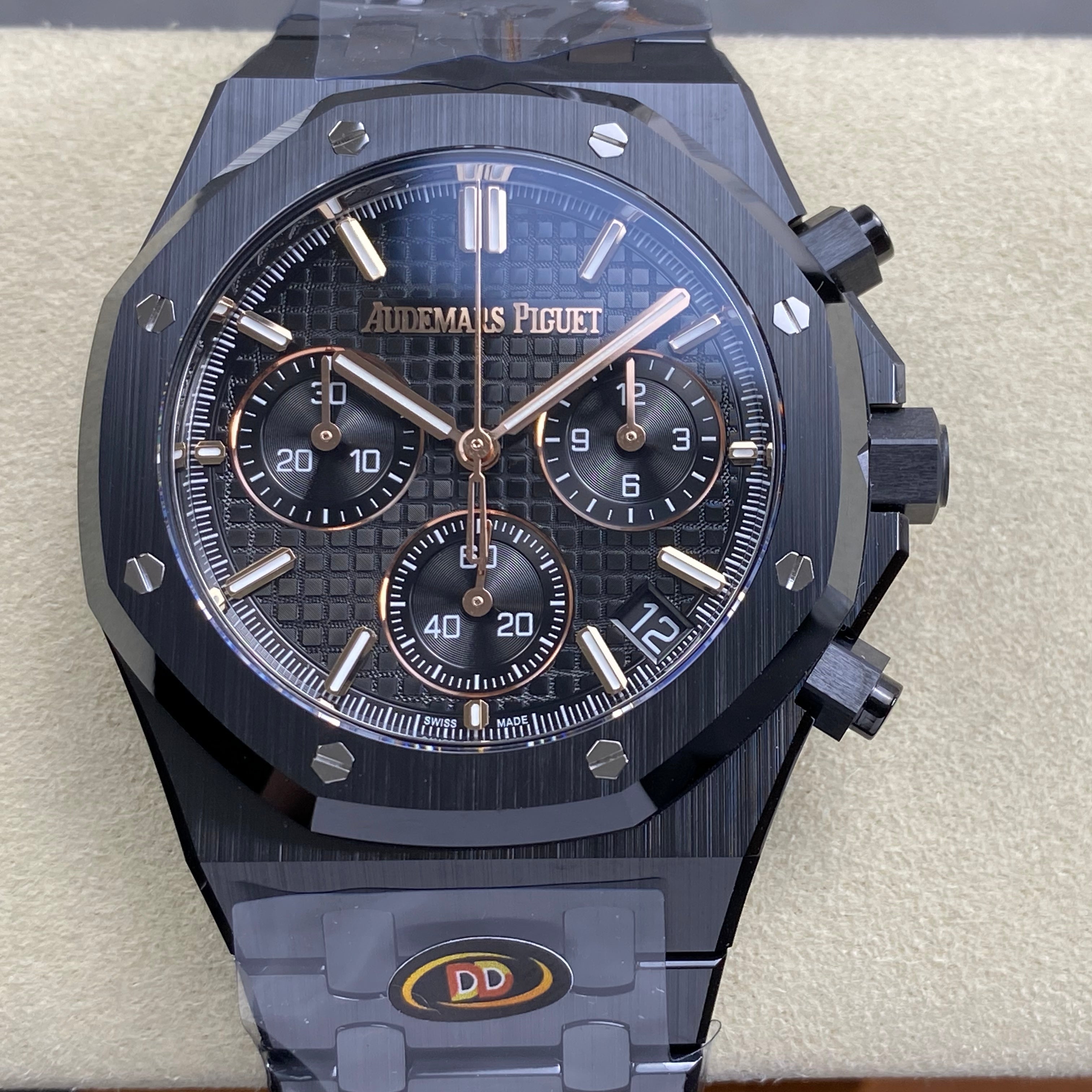 Audemars Piguet Royal Oak Chronograph 41mm Black Case Black Dial