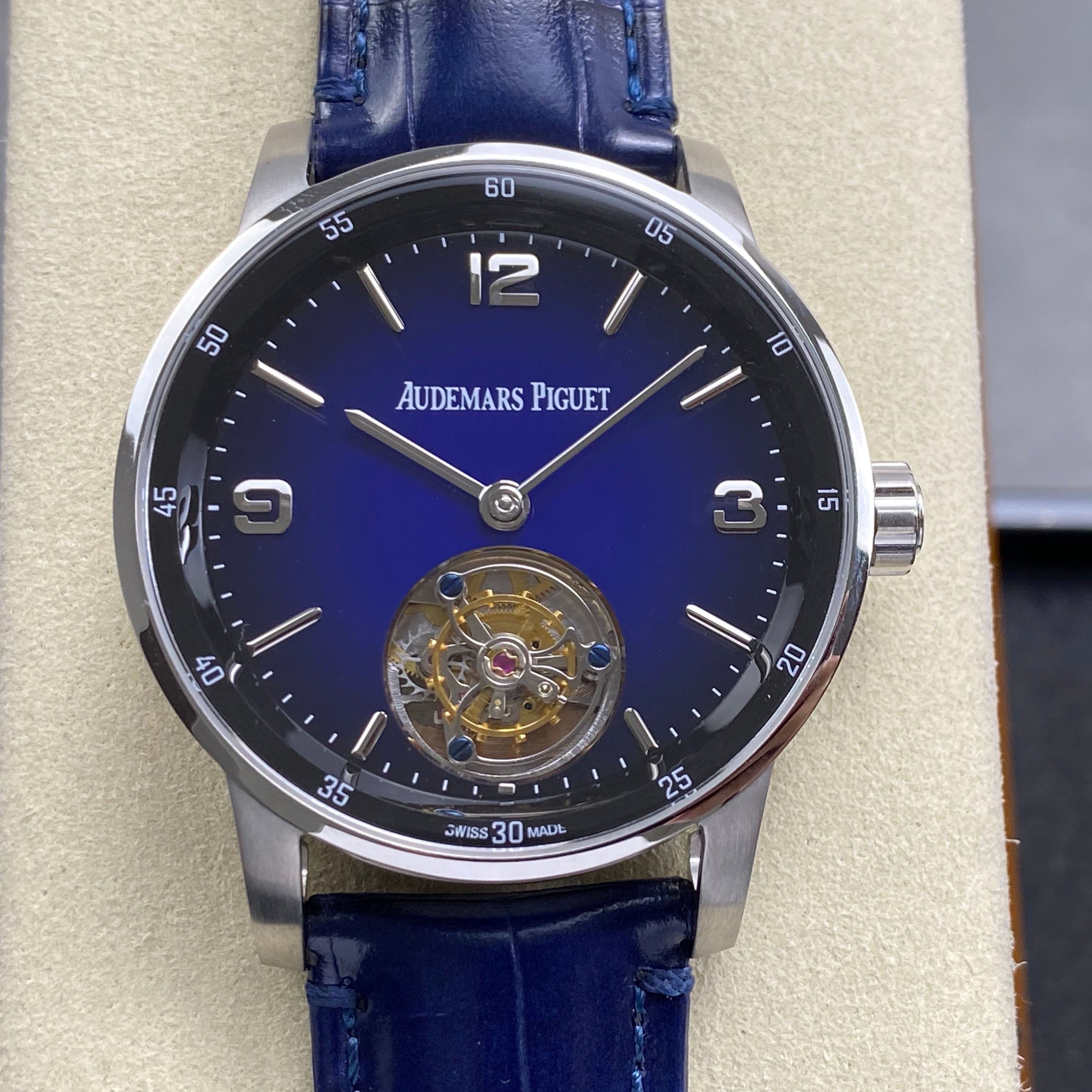 Audemars Piguet Code 11.59 Selfwinding Flying Tourbillon Blue Dial