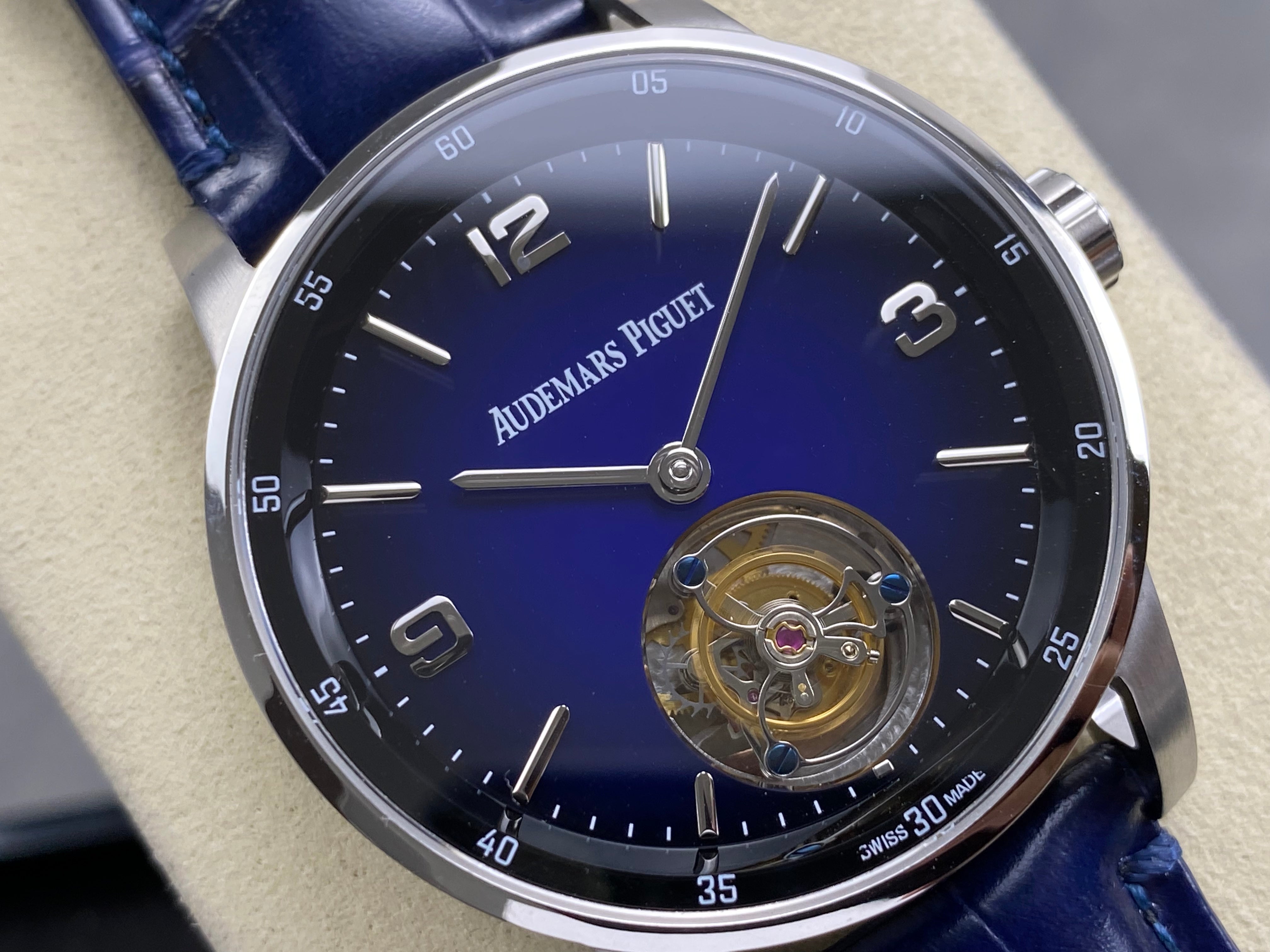 Audemars Piguet Code 11.59 Selfwinding Flying Tourbillon Blue Dial