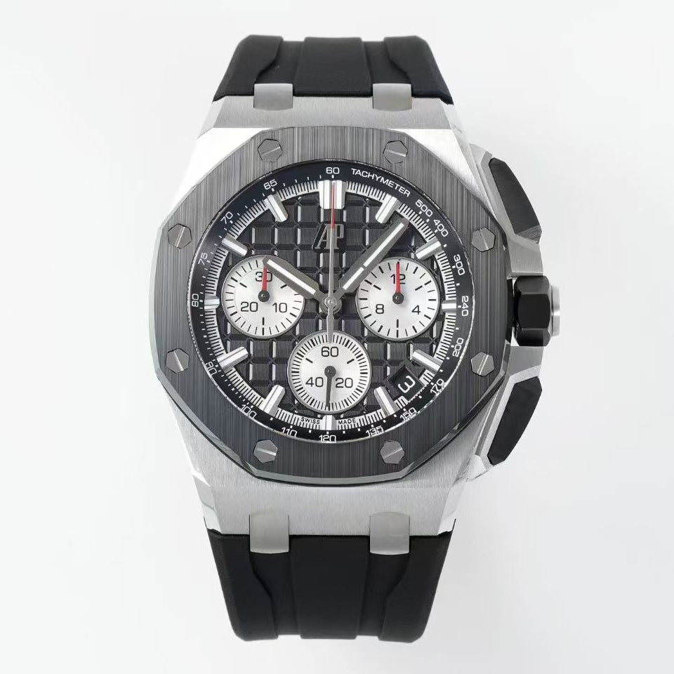 Audemars Piguet Royal Oak Chronograph 41mm Dark Grey Dial Rubber Strap