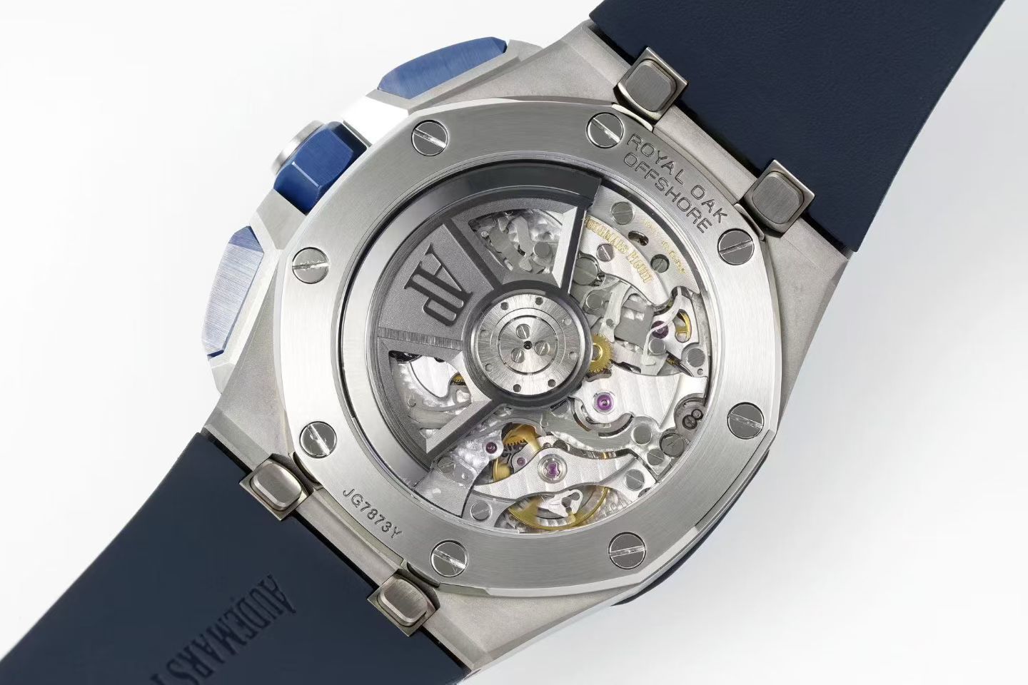 Audemars Piguet Royal Oak Chronograph 41mm Blue Dial Rubber Strap