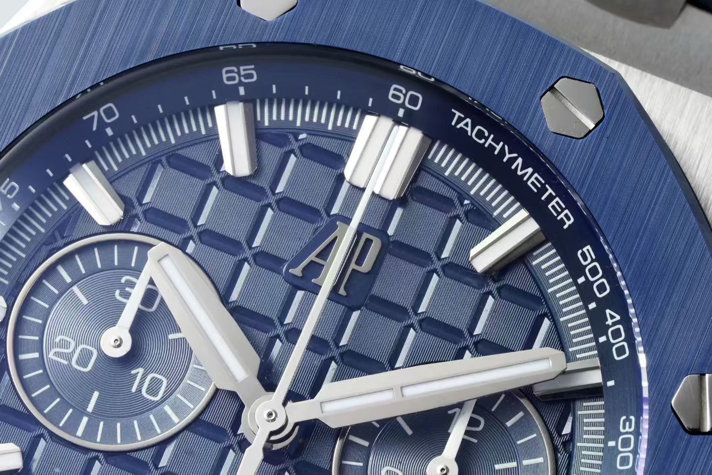 Audemars Piguet Royal Oak Chronograph 41mm Blue Dial Rubber Strap
