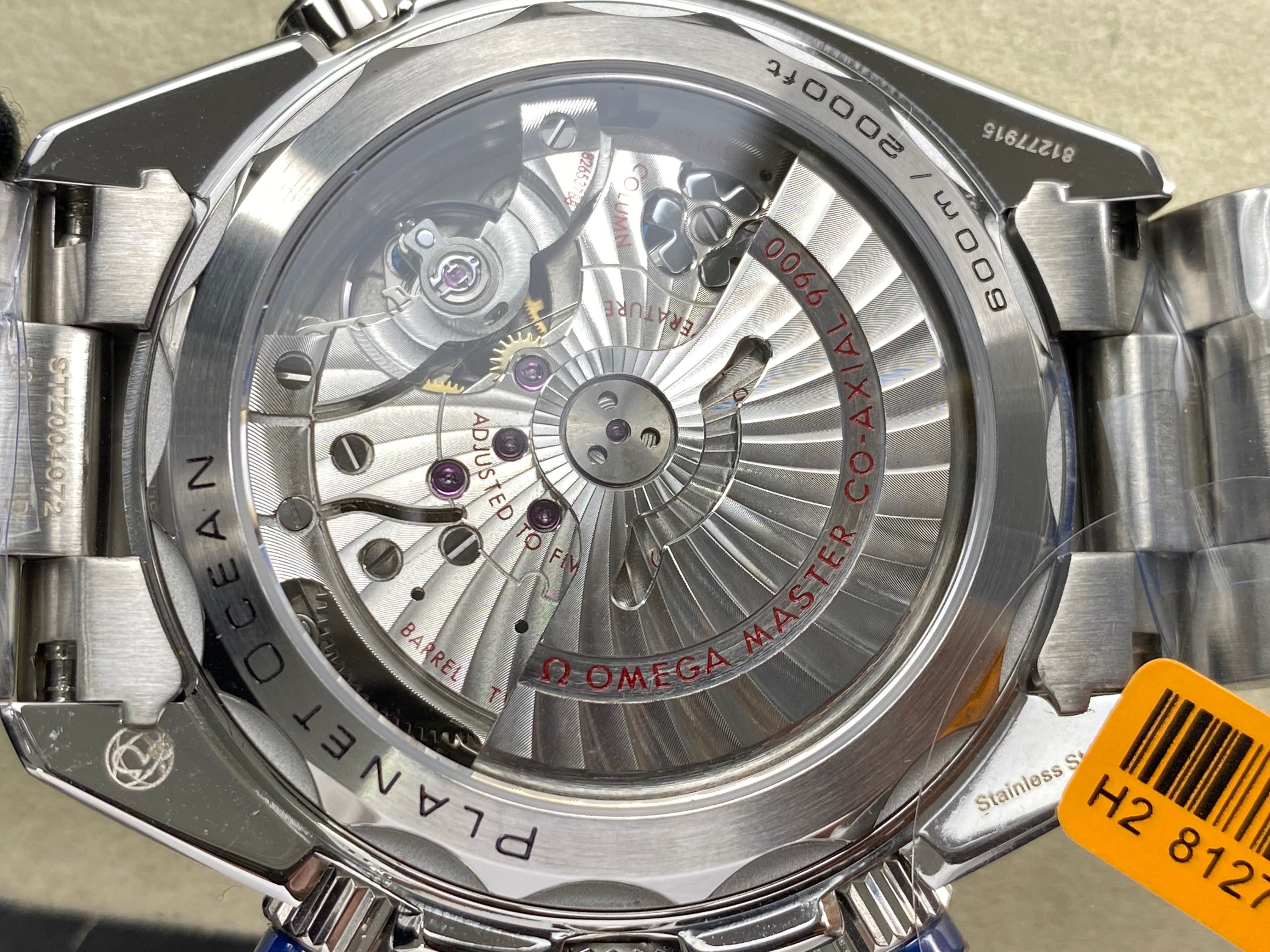 Omega Seamaster 46mm Black Dial Sliver Case Black Bezel Steel
