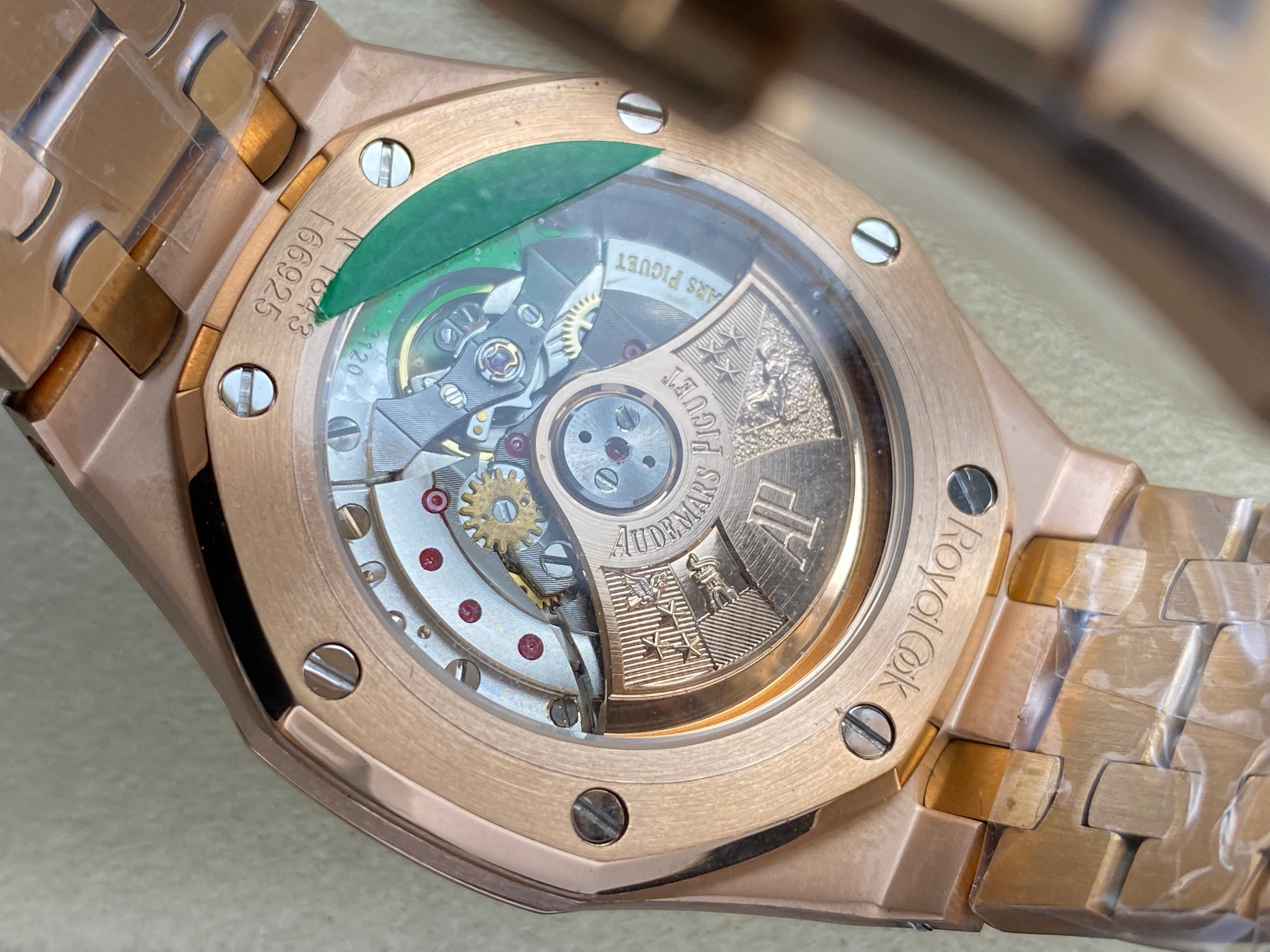 Audemars Piguet Royal Oak 37mm Rose Gold White Dial Diamond Bezel