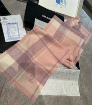 CC 25s Scarf 180cm Pink Cashmere 973463