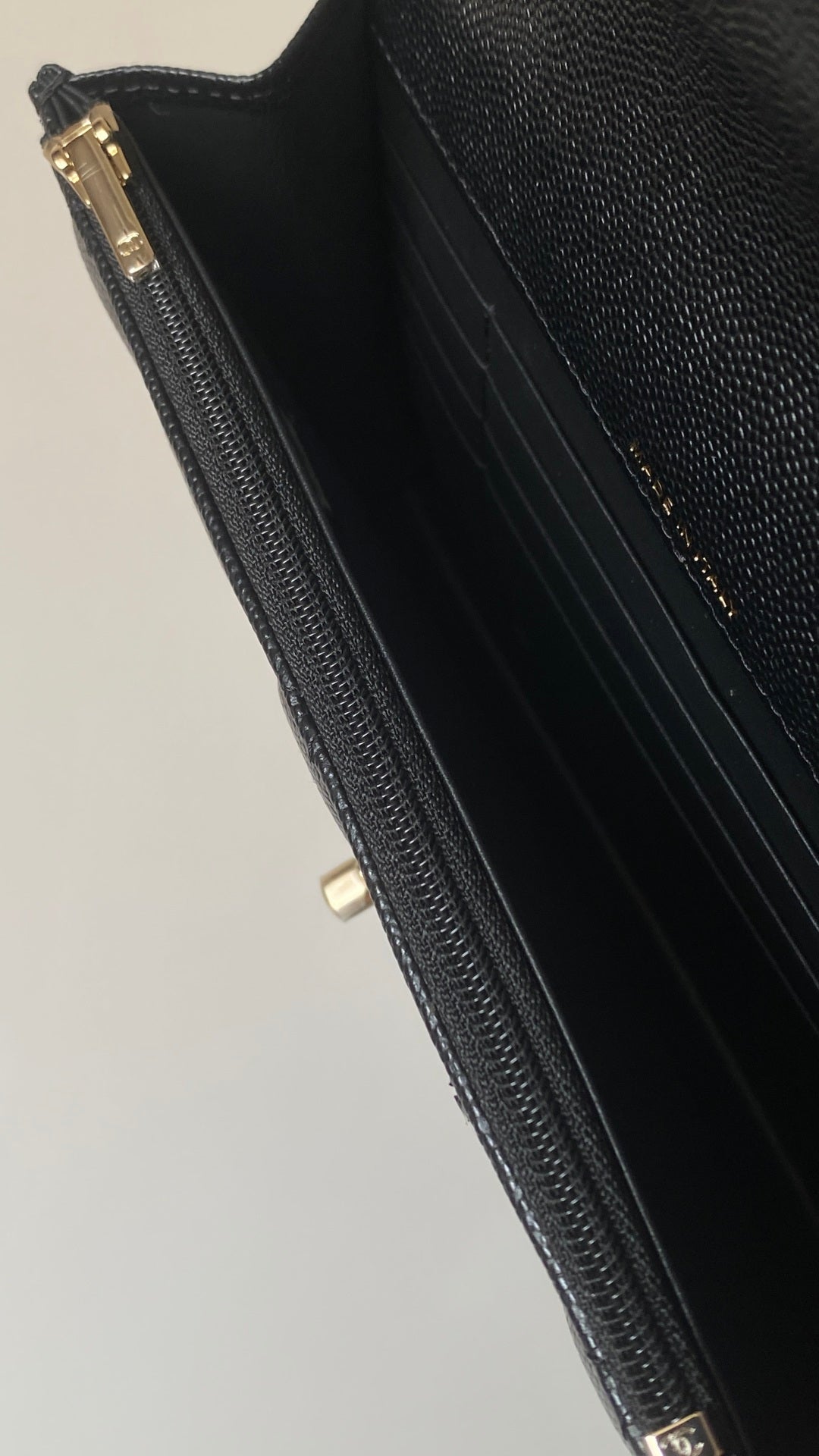 Chanel 25 Bag 18cm Black Lambskin