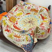 HM 25s Scarf 140cm Multicolor Cashmere Silk 962467