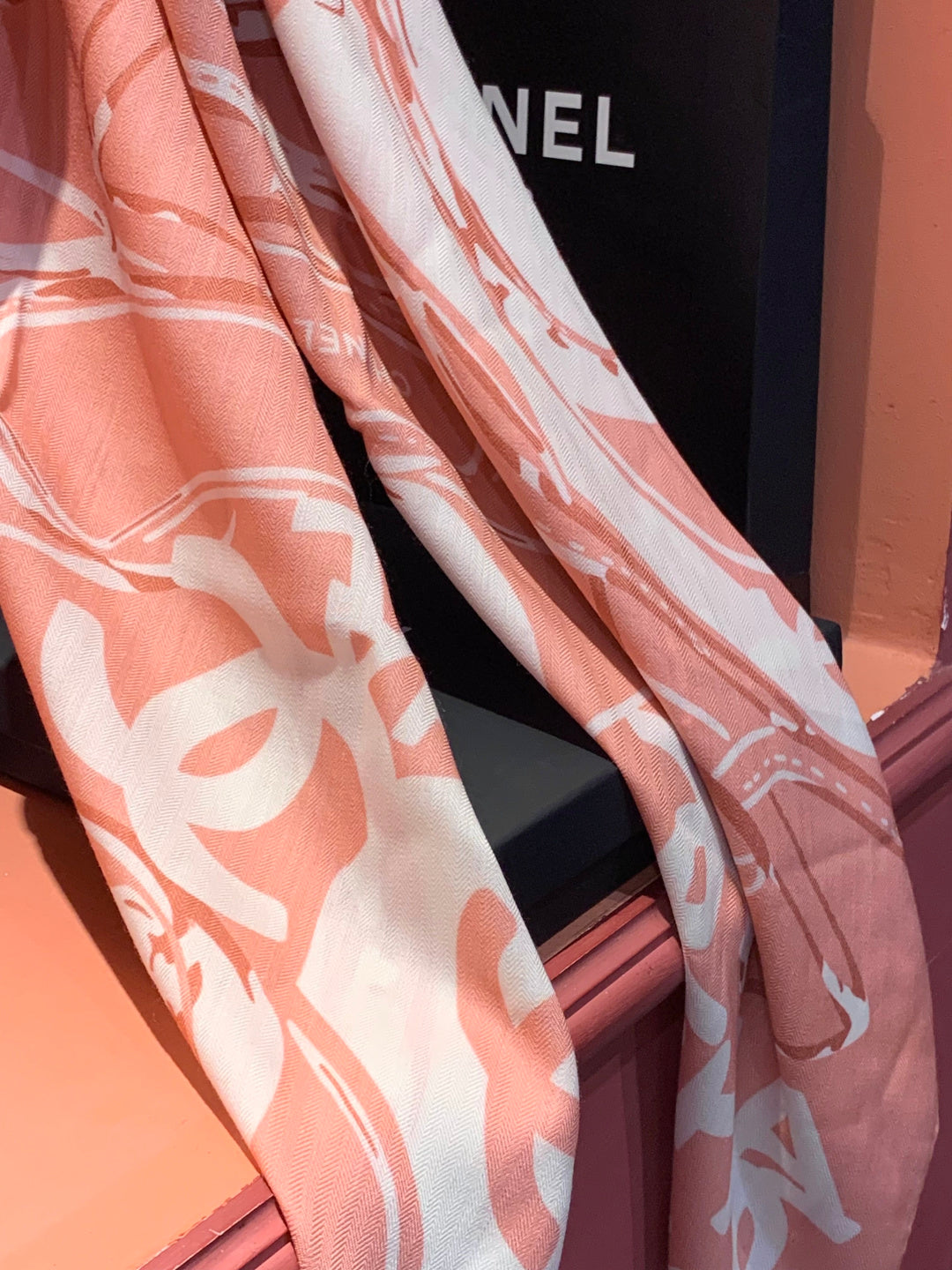 CC 25 Reversible Scarf 135cm Pink Cashmere 970900