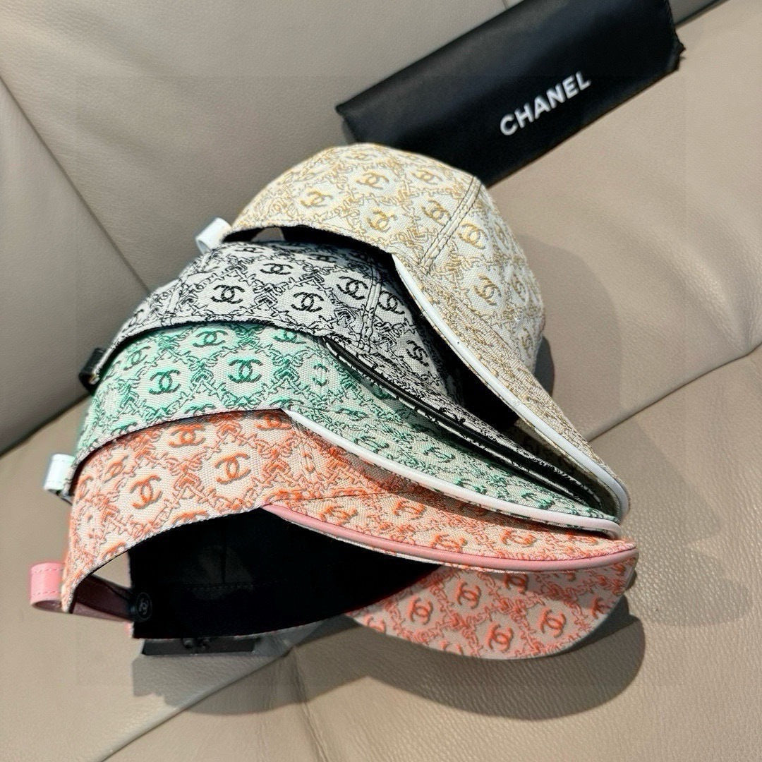 Chanel CC Logo Jacquard Baseball Cap 413094