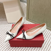 VT 26s Pump 45 White Genuine Leather 612253