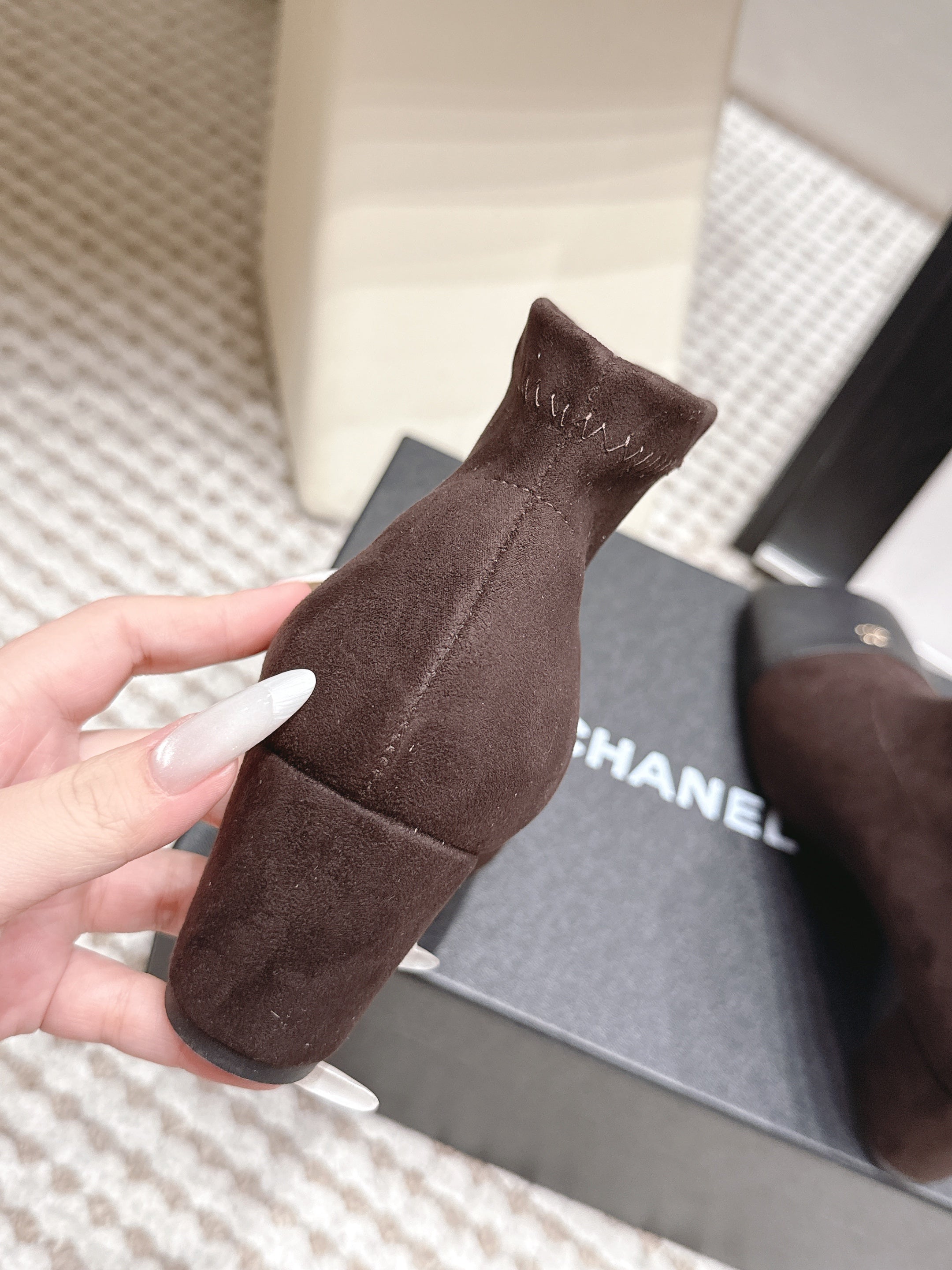 Chanel 2026 Ankle Boots 50mm Cowhide Suede 930690