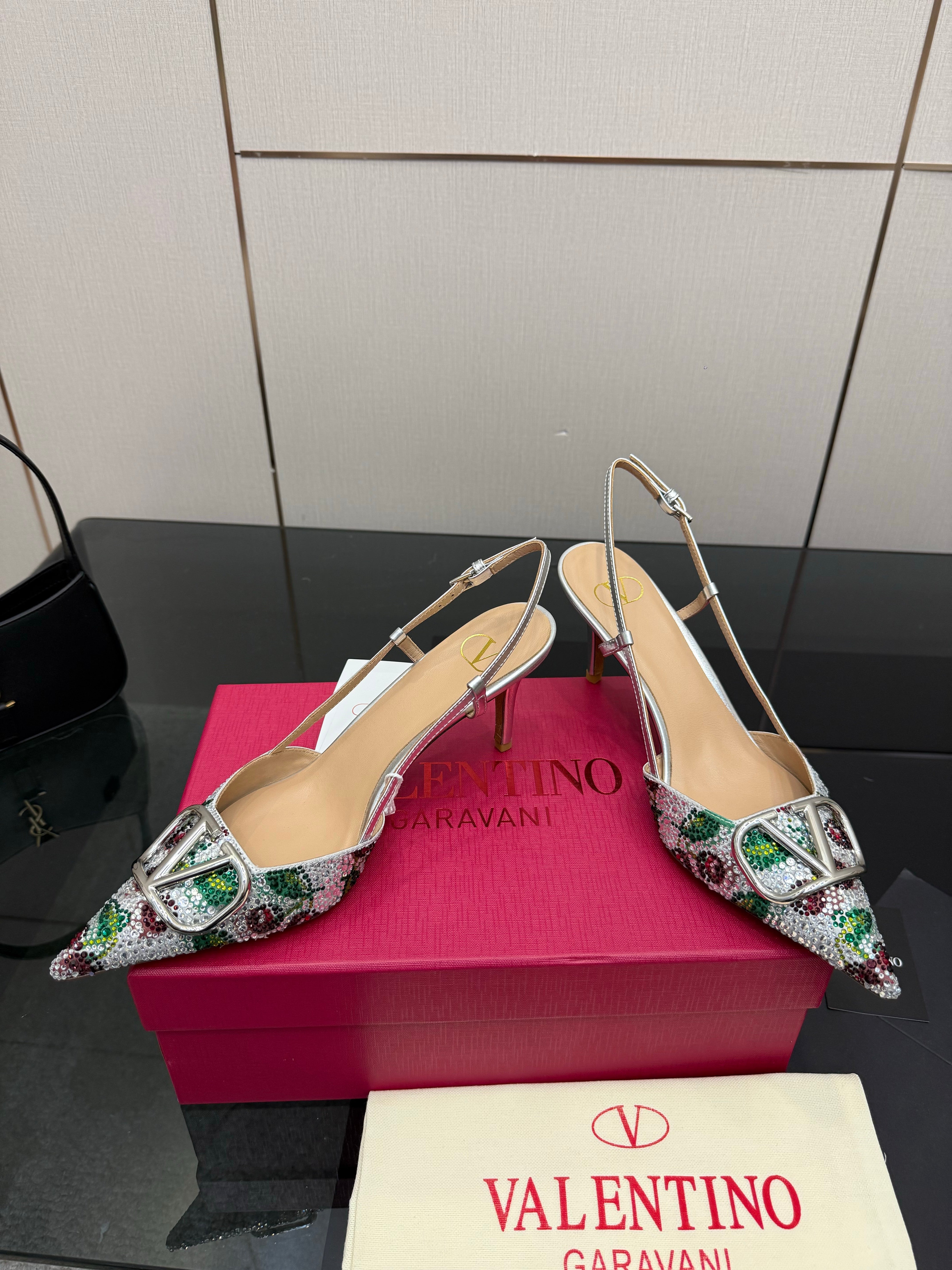 VT 26s Slingback 80 Crystal Colorful Leather 725843