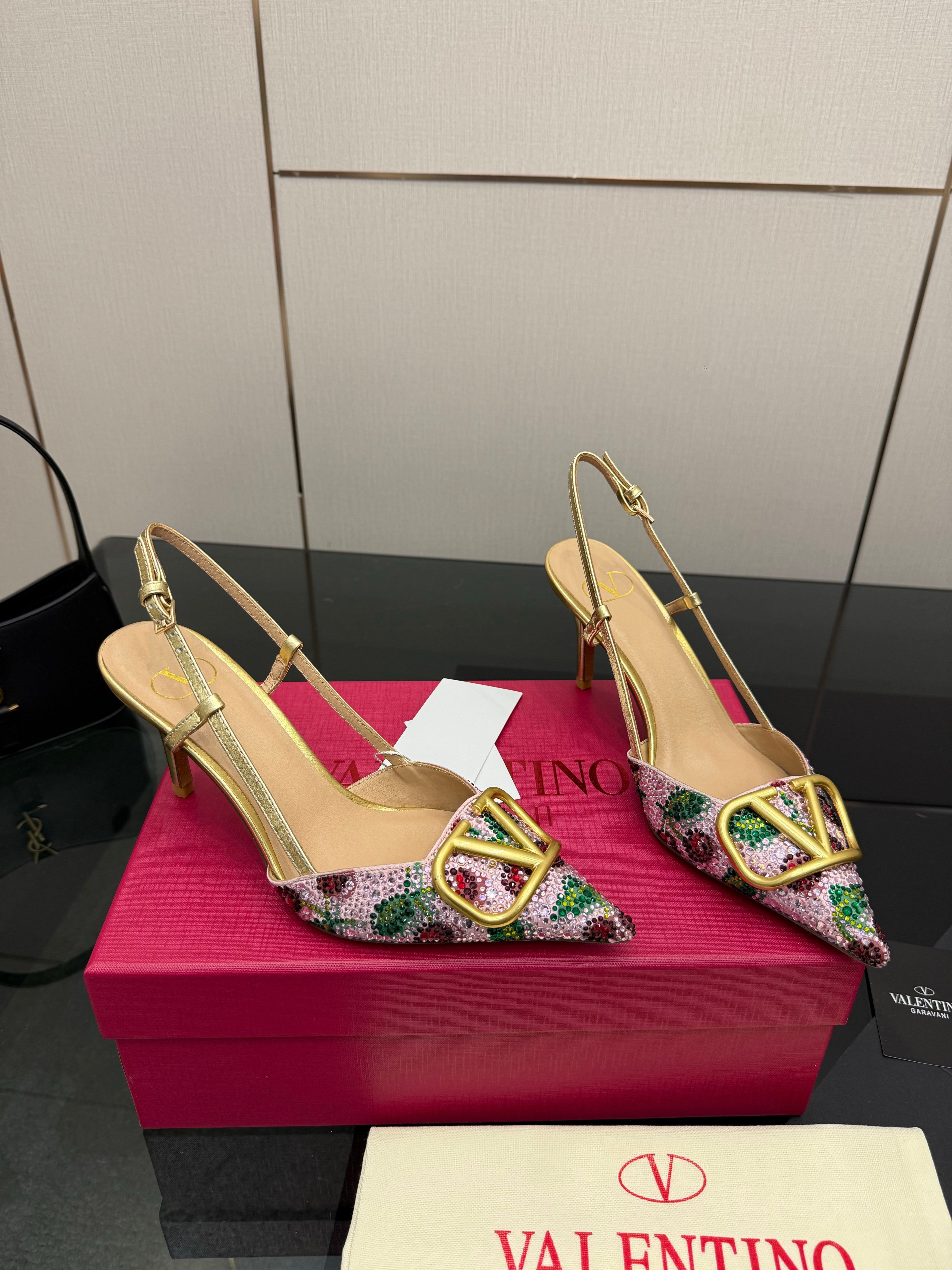VT 26s Slingback 80 Crystal Colorful Leather 725843