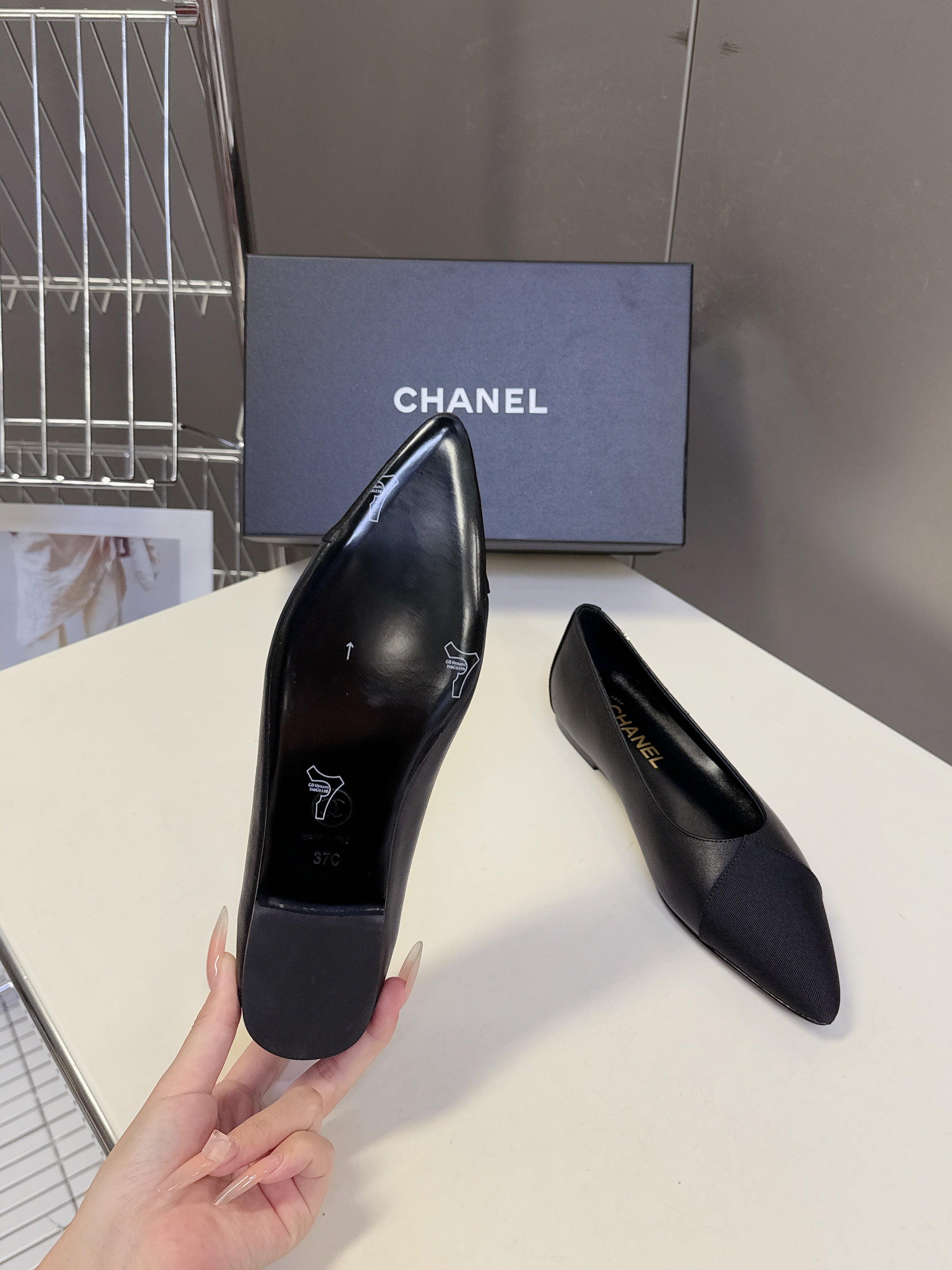 Channel 2026 Embossed Ballerina Calfskin 895361