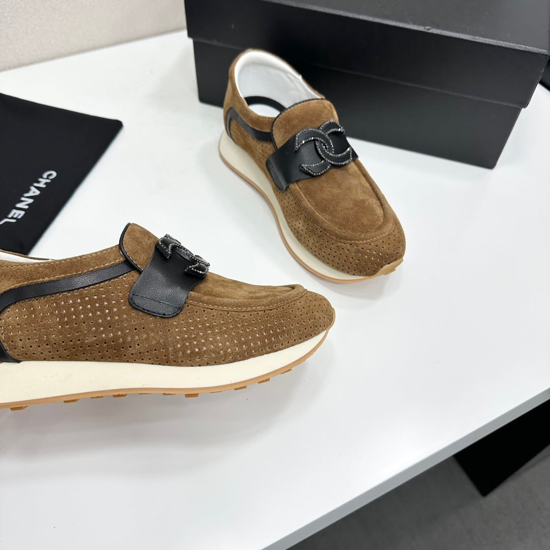 Chanel 2026 Panda Sneakers Suede Cowhide 926338