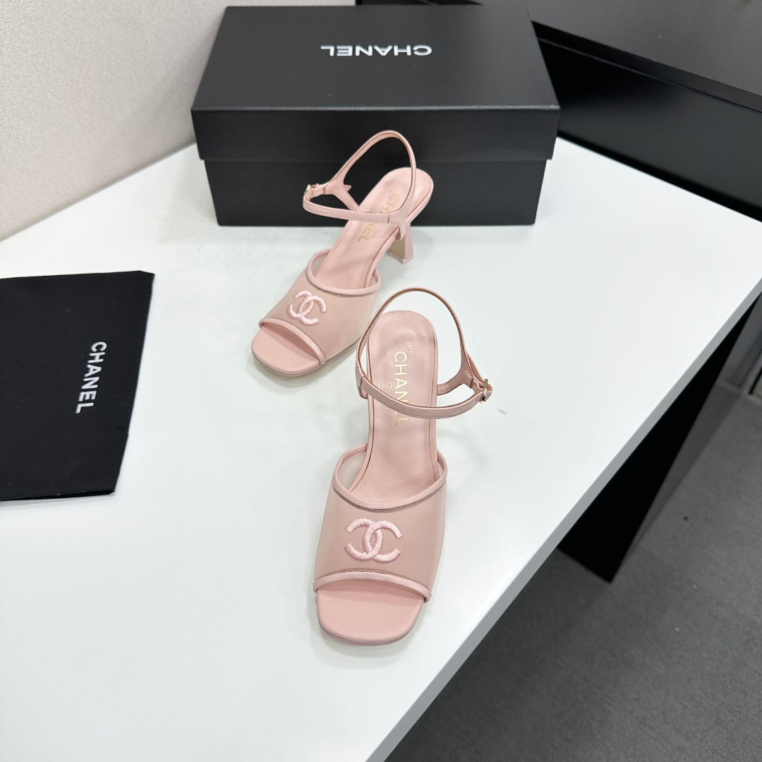Chanel 2026  Sandals 70mm Mesh Lambskin 926435