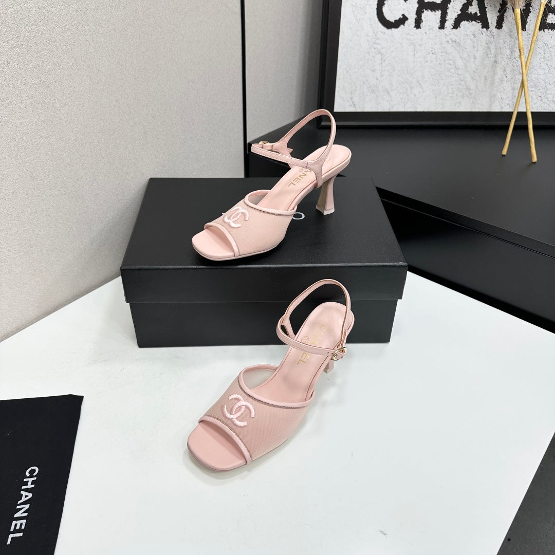 Chanel 2026  Sandals 70mm Mesh Lambskin 926435