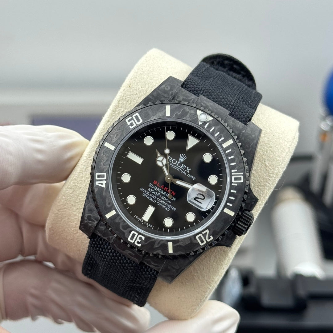 Rolex Submariner Date Custom Carbon Black