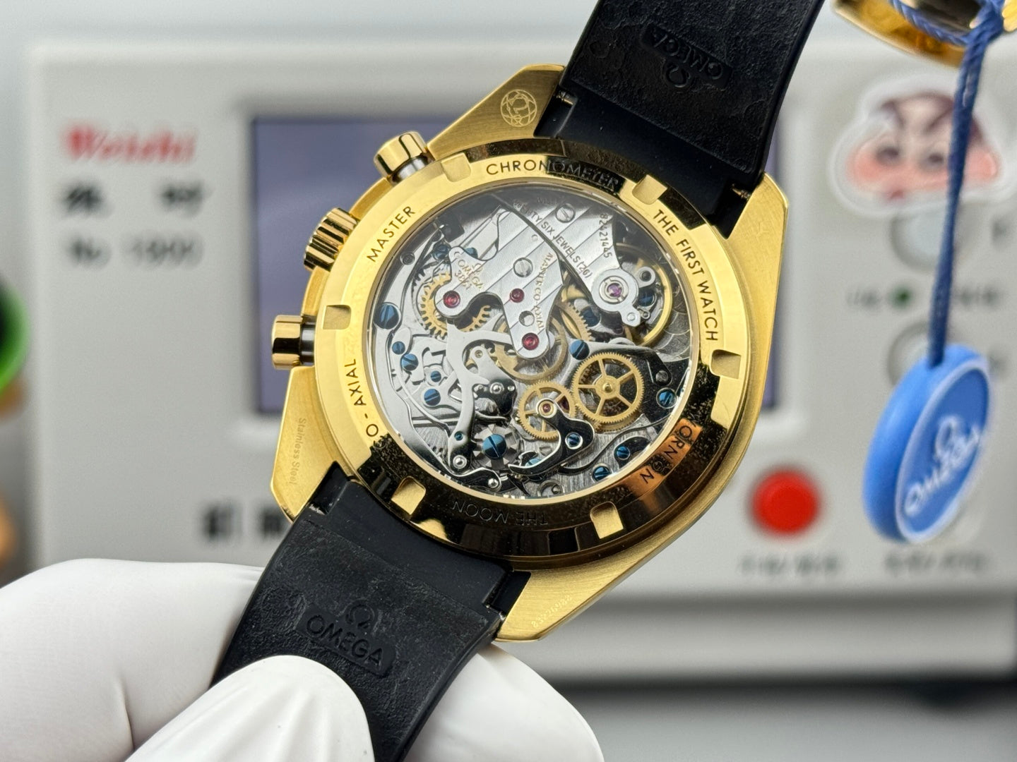 Omega Speedmaster Moonwatch Professional 42mm Gold Dial Gold Case
