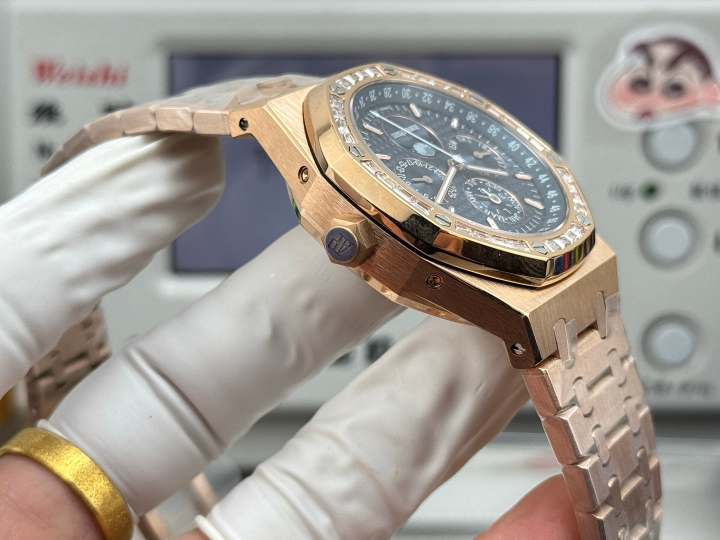 Audemars Piguet Royal Oak Perpetual Calendar 41mm Rose Gold Dark Blue Dial