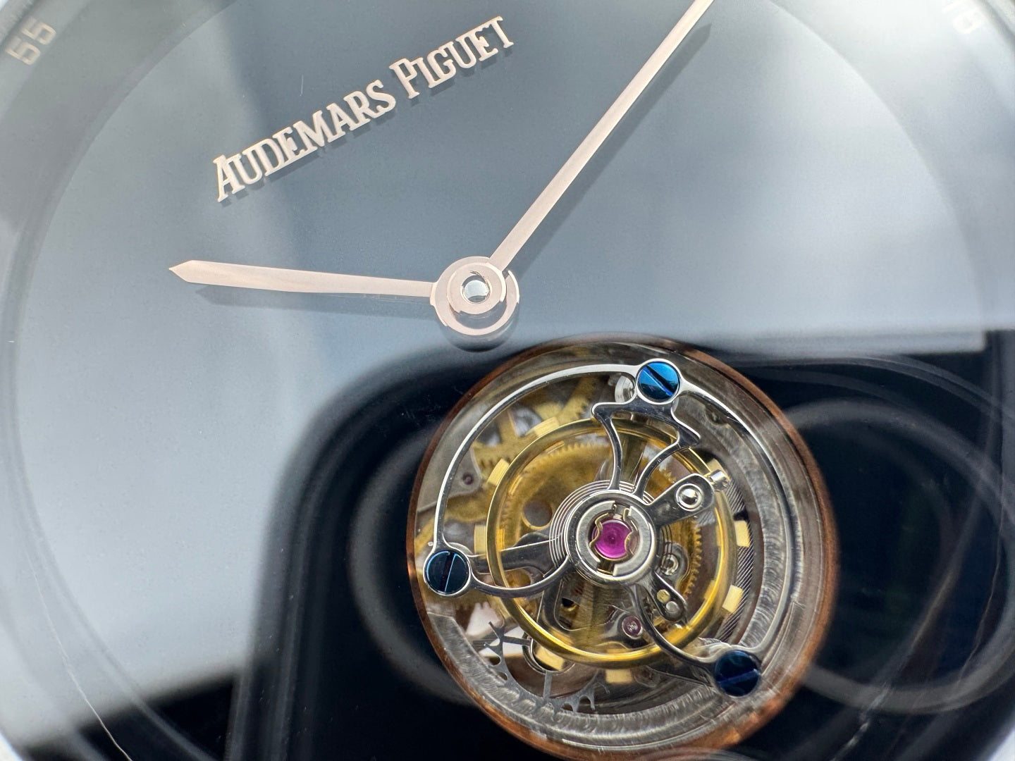 Audemars Piguet Code 11.59 Selfwinding Flying Tourbillon Black Dial Textile Strap