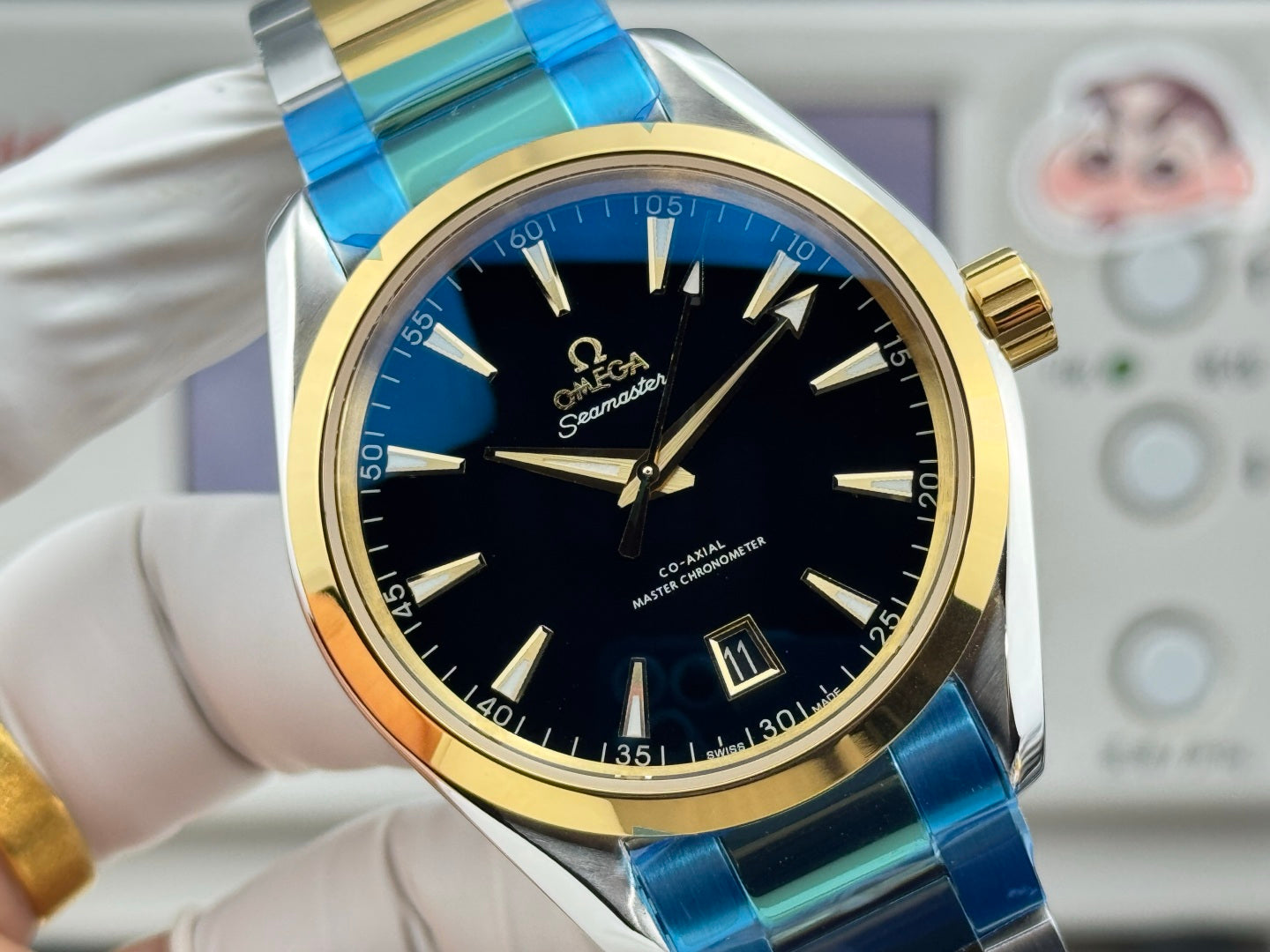 Omega Seamaster Aqua Terra 150m Co-Axial Master Chronometer 41mm Black Dial