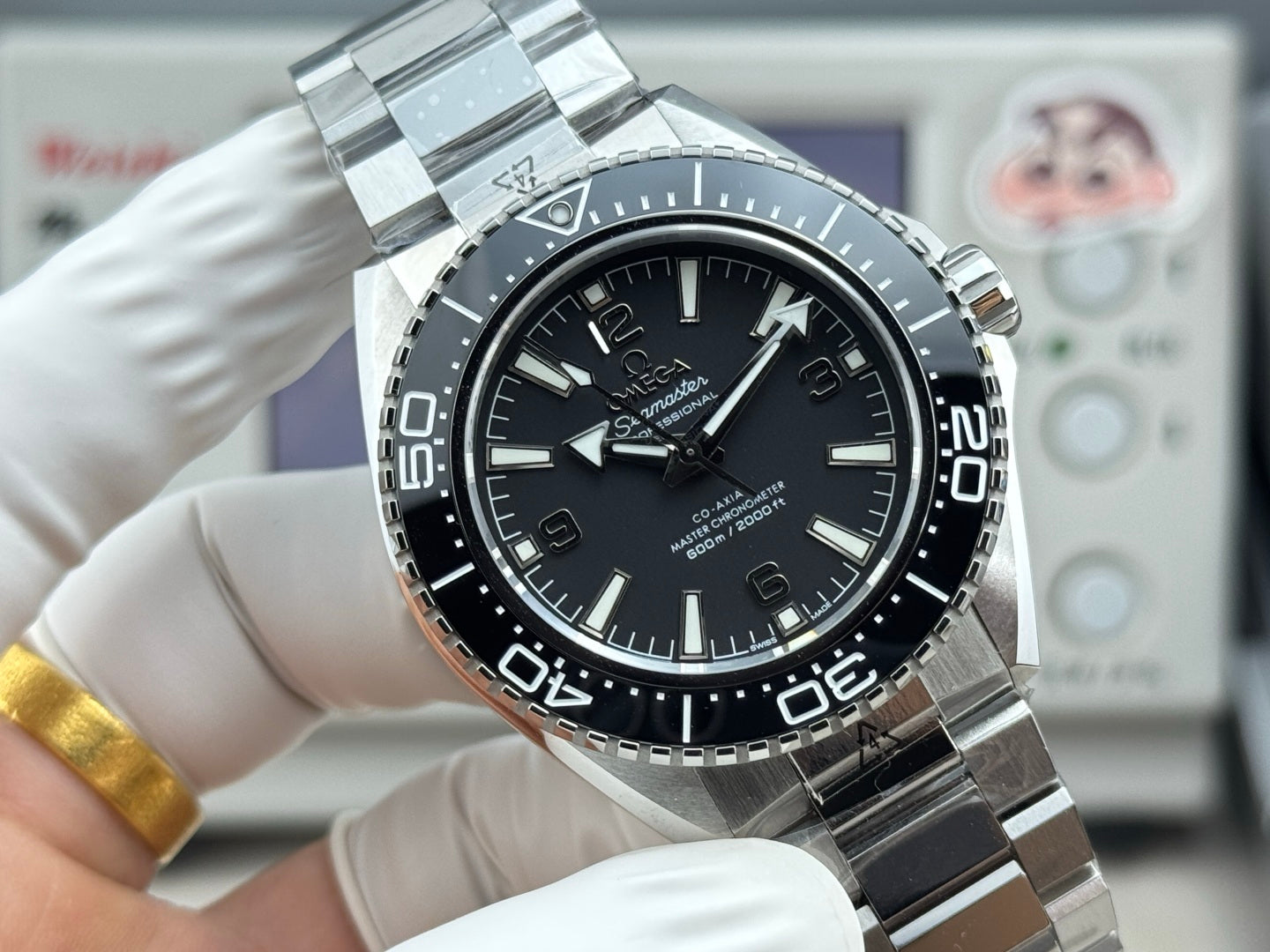Omega Seamaster Planet Ocean 600M 42mm Steel Black Dial Watch