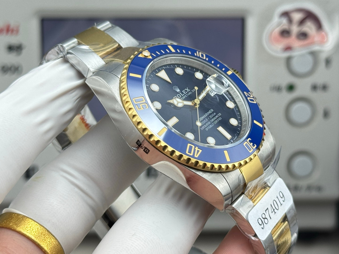 Rolex Submariner Date Gold Blue Case Blue Dial
