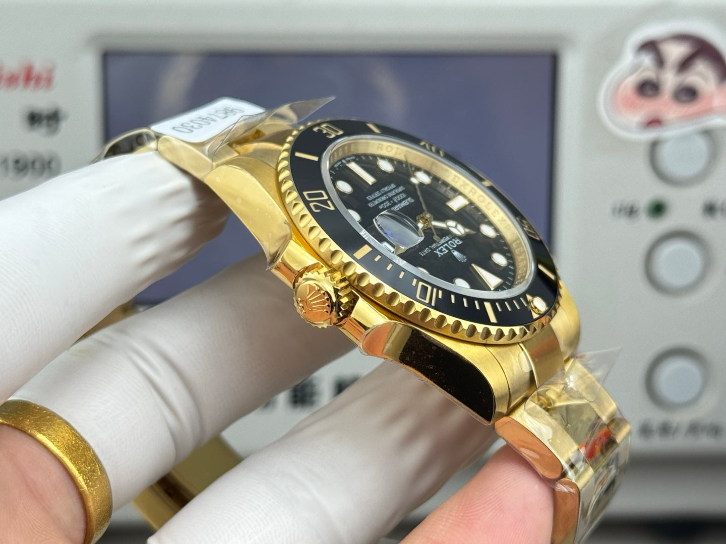 Rolex Submariner Date  Gold Case Black Ceramic Dial