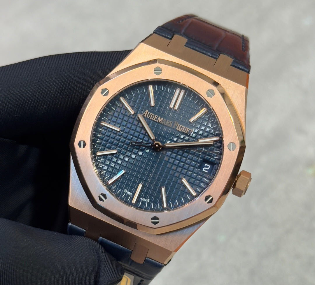 Audemars Piguet Royal Oak Selfwinding 41mm 15510OR Leather Strap