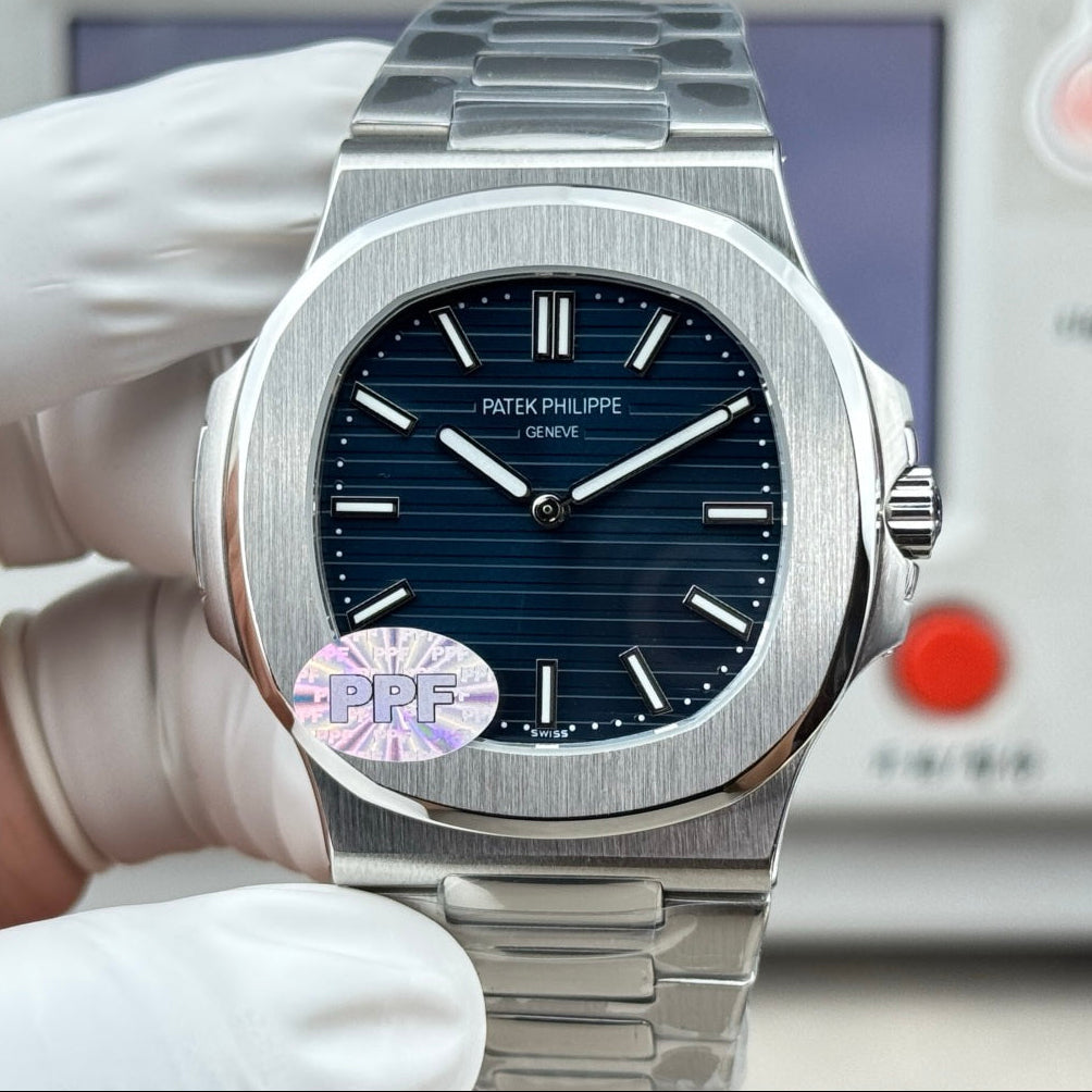 Patek Philippe Nautilus 41mm Blue Dial Steel Strap