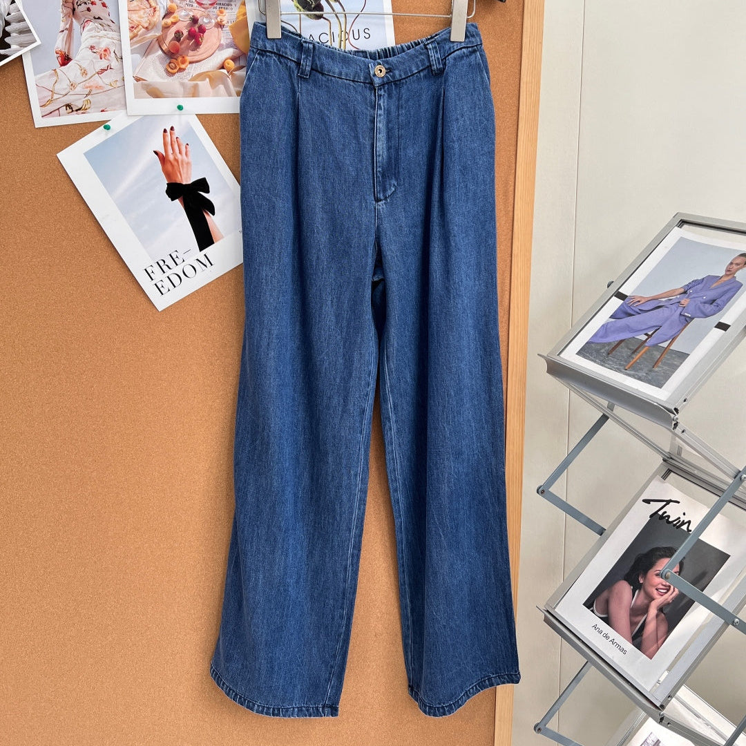 MiuMiu 2026 Straight-Leg Jeans Blue Cotton 636352