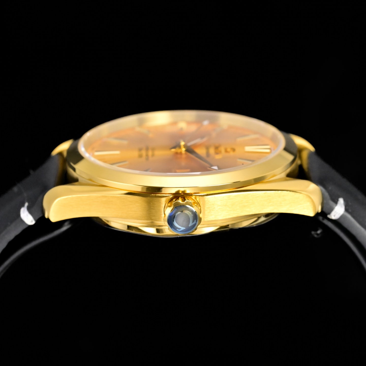 Omega Seamaster 150M Aqua Terra Observatory 39mm Gold Case Gold Dial