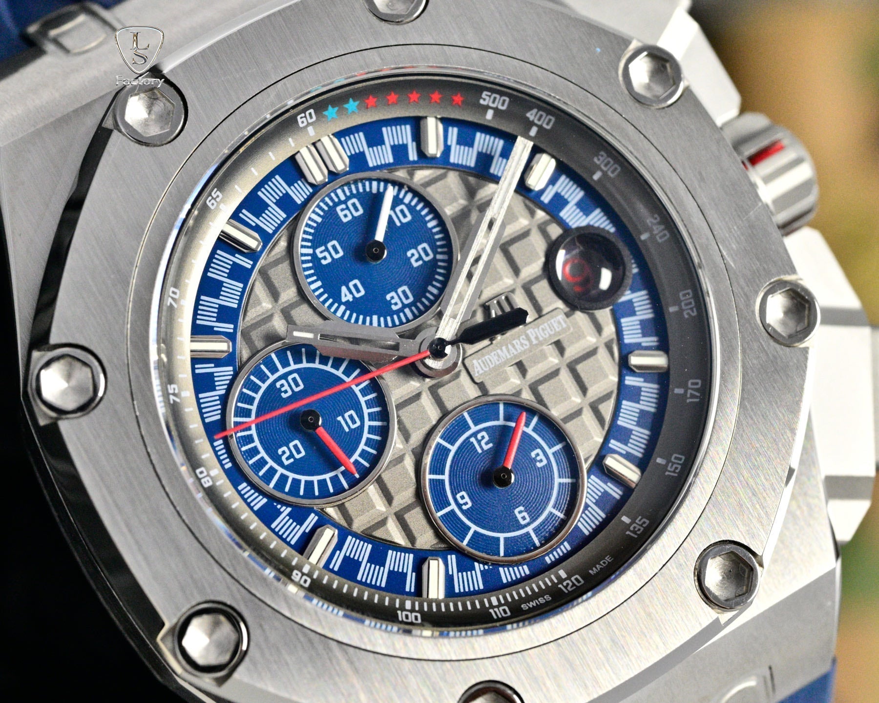 Audemars Piguet Royal Oak Chronograph 41mm Grey Case Grey Blue Dial